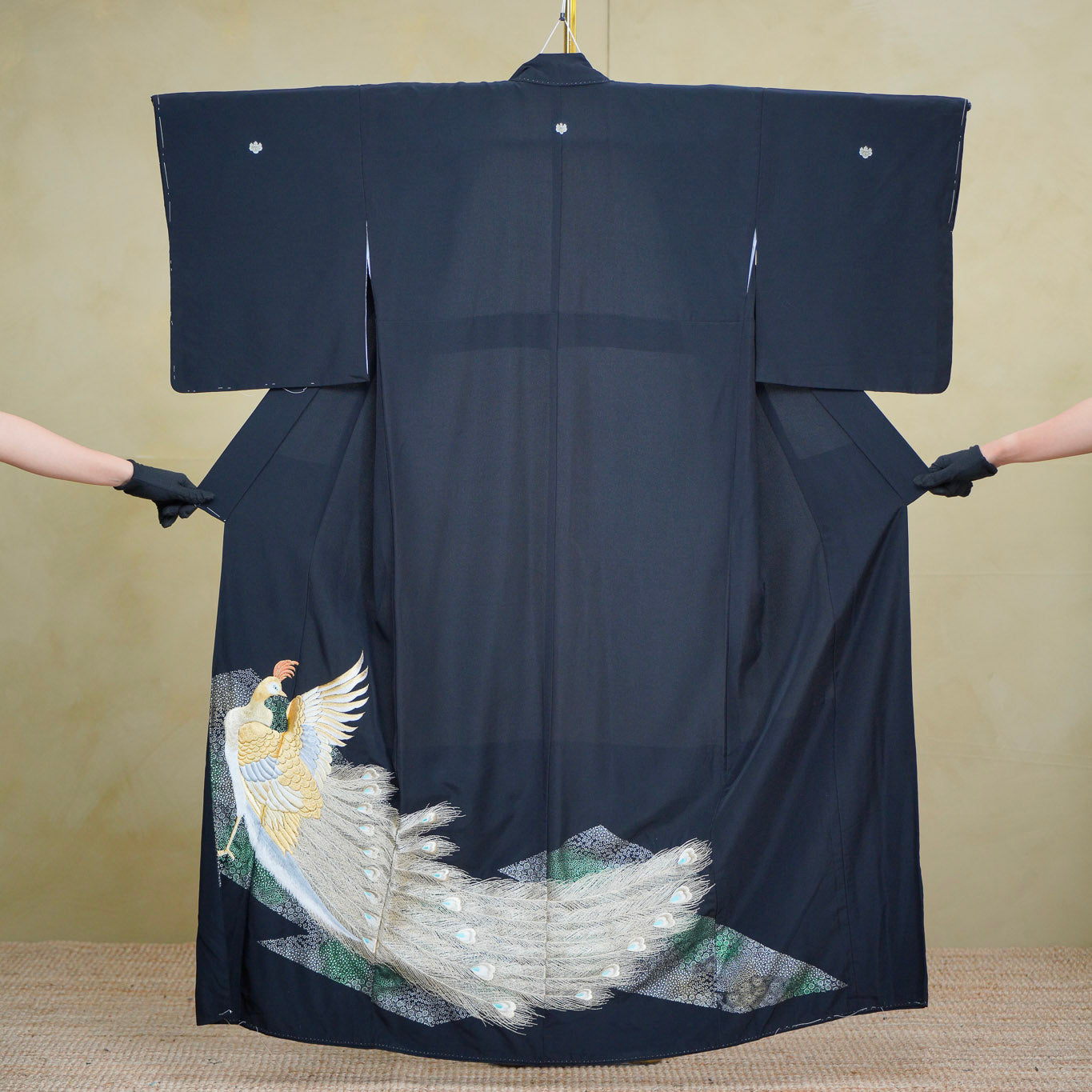 Premium Sho Fabric: 0801_15 | Veil of Feathers | Full Embroidery!