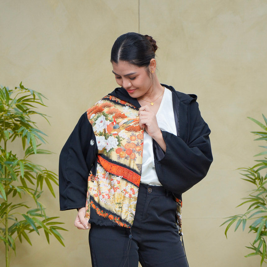 Premium On-hand item: Black Kodomo Hoodie | HK8287Y | Small