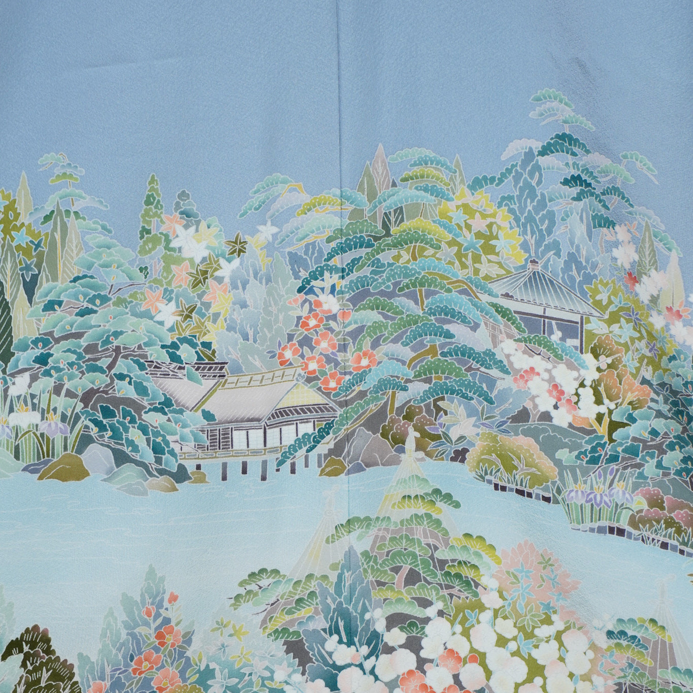 Chiku Fabric: 0630_27 | Dreamy Blue