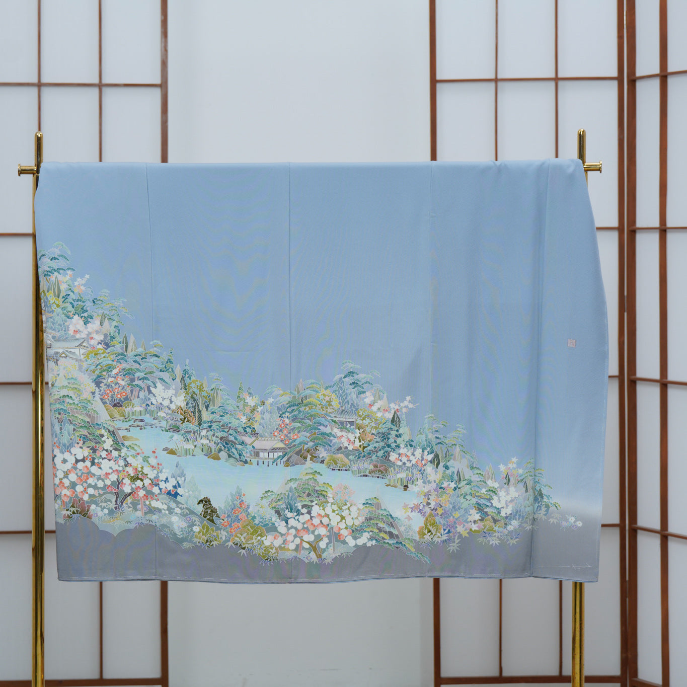 Chiku Fabric: 0630_27 | Dreamy Blue
