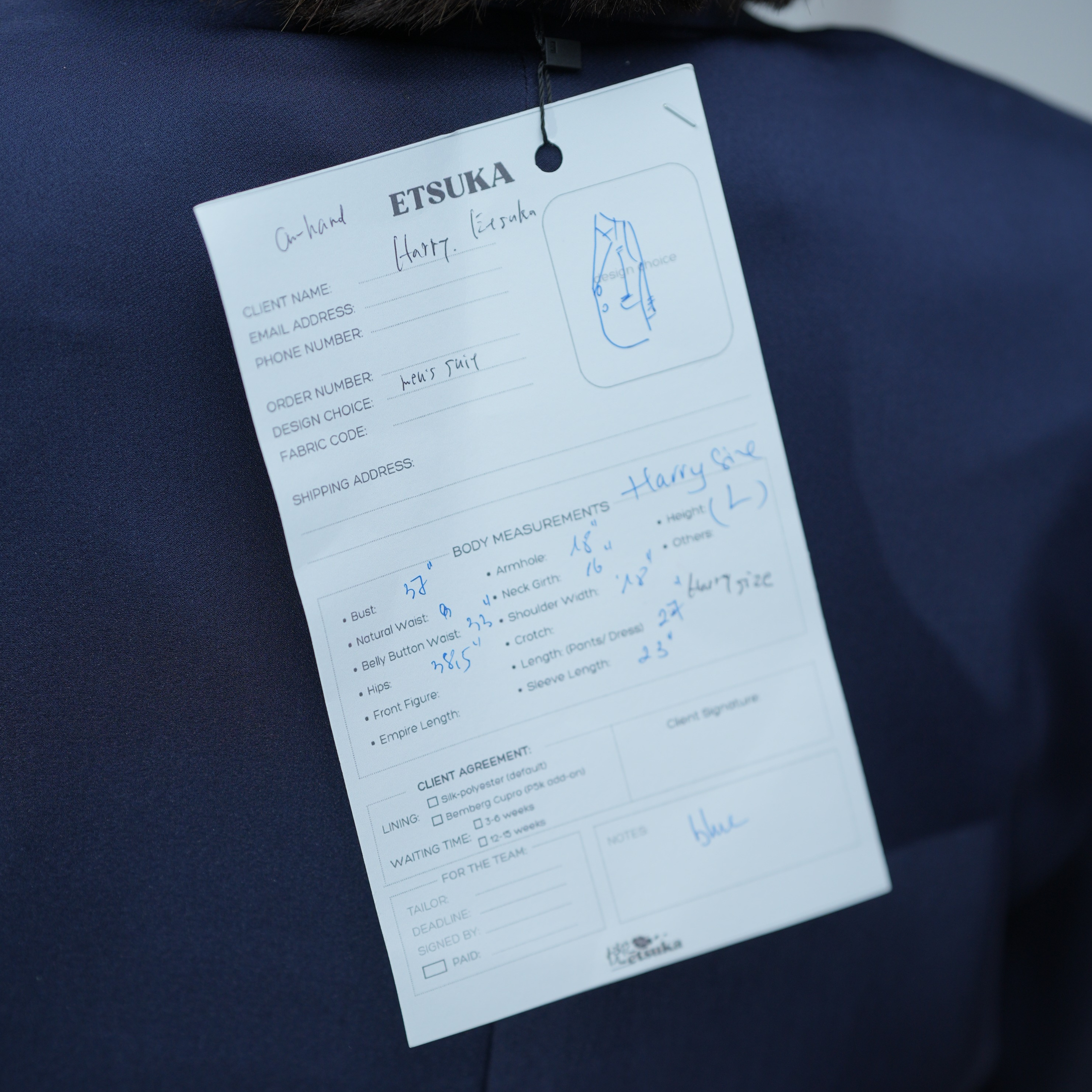 RARE Navy suit! Premium On-hand item: Navy Men's Suit | L(Harry size)  - 24 hours Korea trip collections!