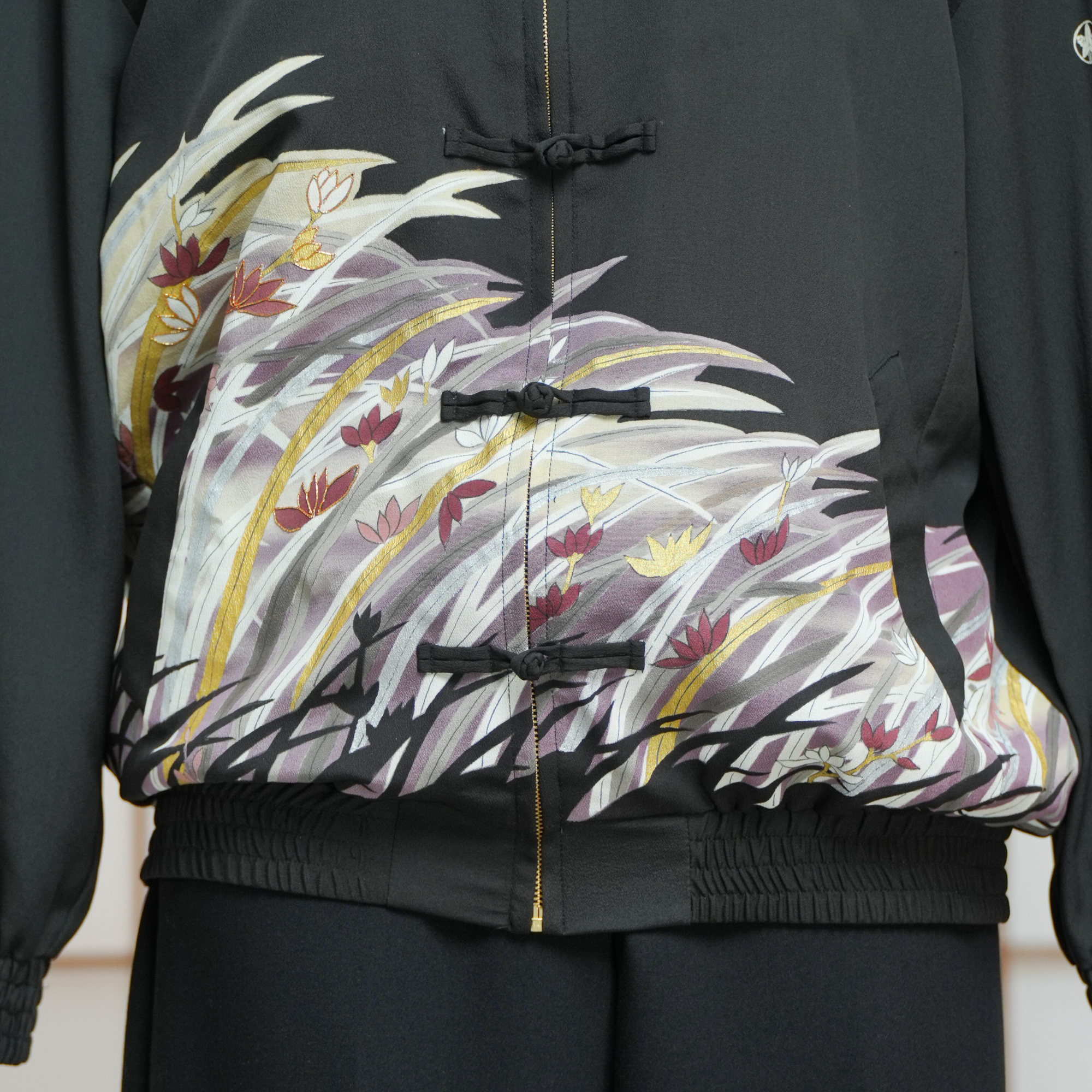 Premium On-hand: Black Chinese Knot Jacket | CKJ7370M | XL (Men)