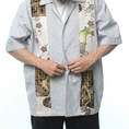 Load image into Gallery viewer, On-hand: Men's Linen Polo Gray, Harry Size (XL)

