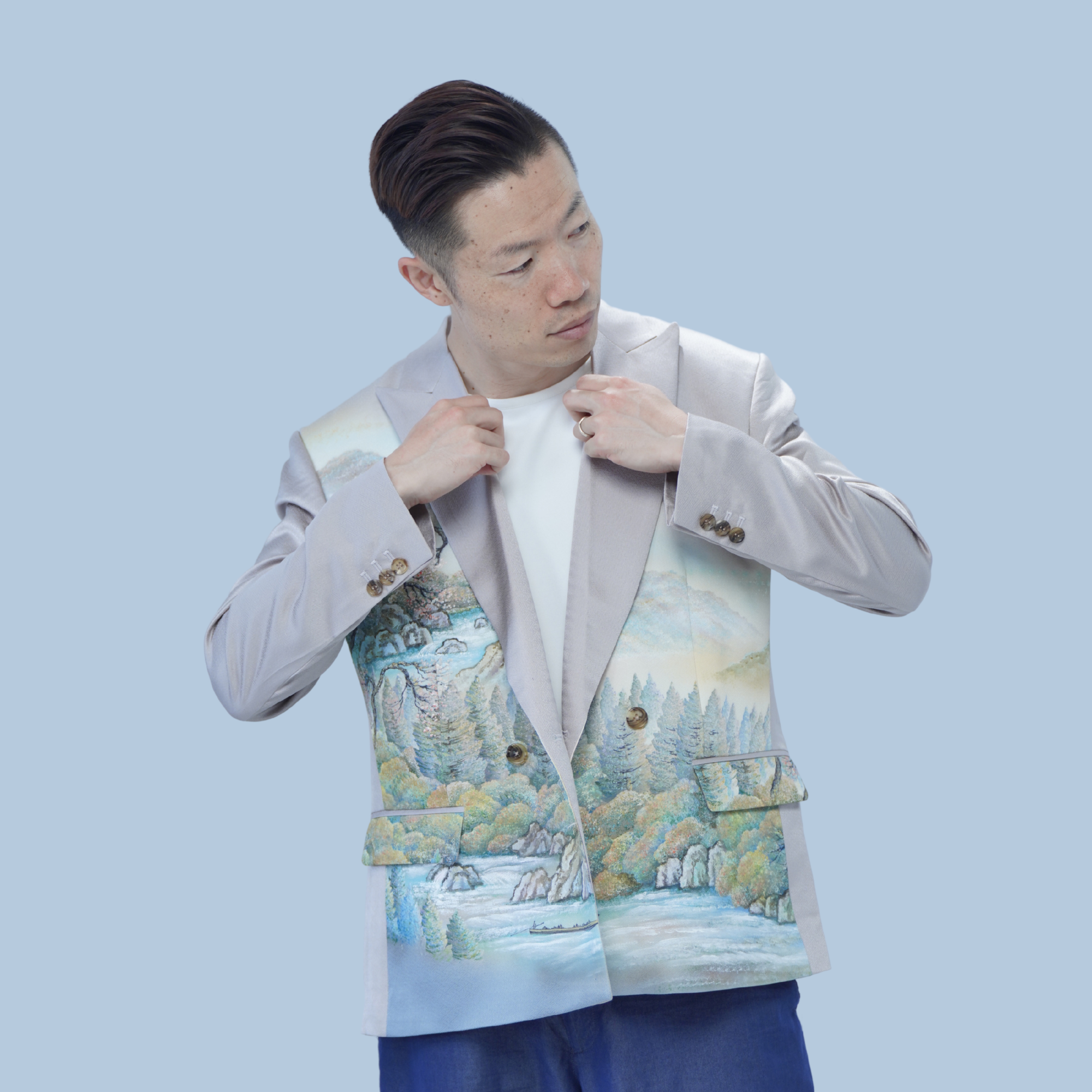 On-hand: Lavender Loose Fit Suit | Large