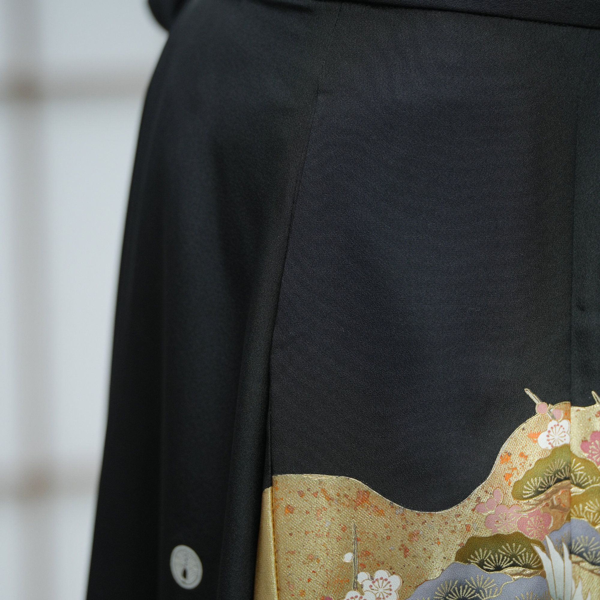 Premium On-hand item: Black Long Circle Skirt | XL | CS5032