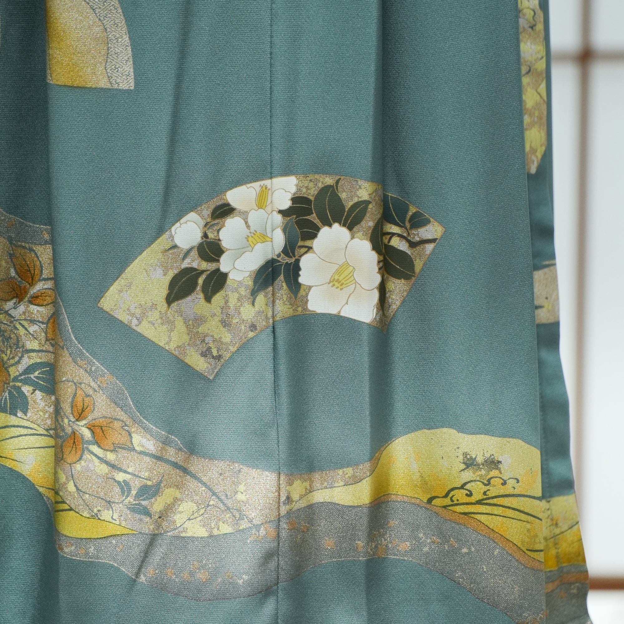Premium On-hand: Emerald color Hanbok Skirt | HS7082 | 2P