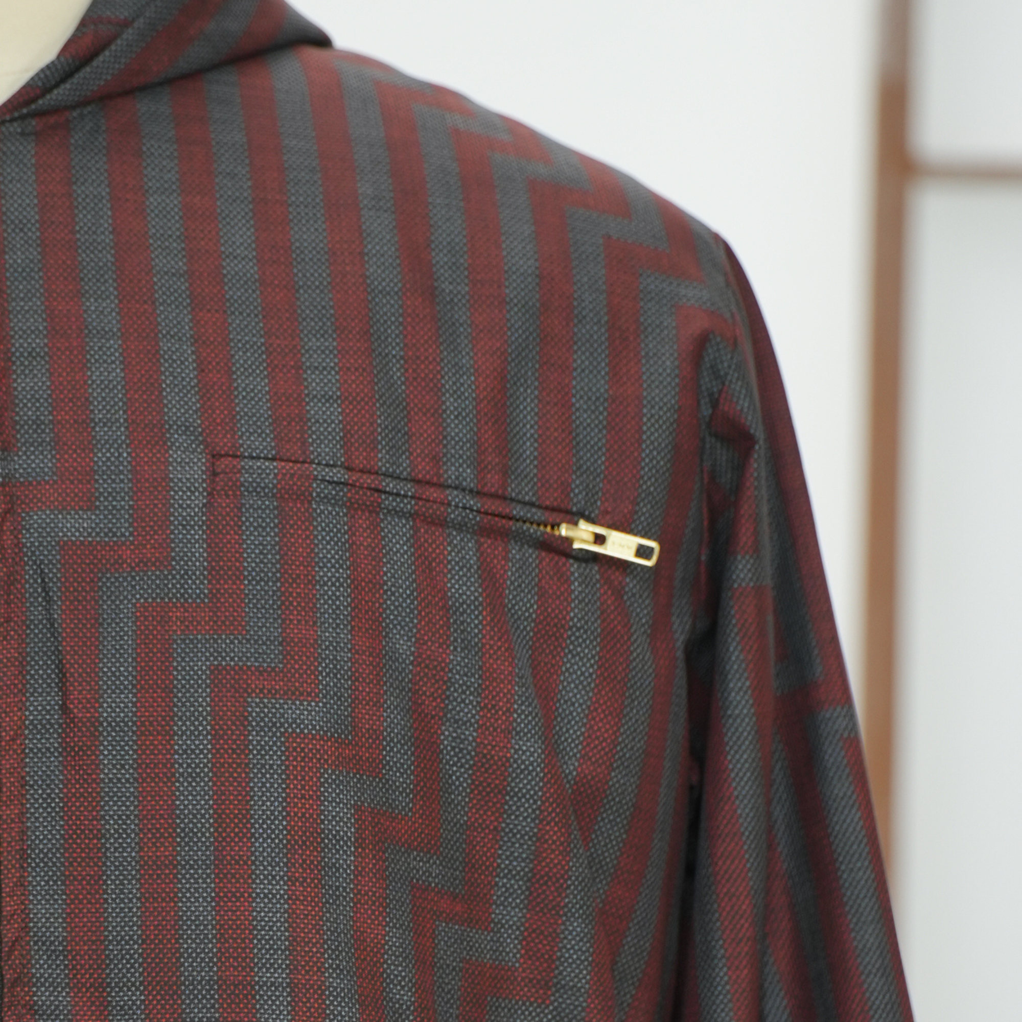Premium On-hand: Red Loose Fit Oshima Men's Bomber Jacket | Large | LBJ7858M