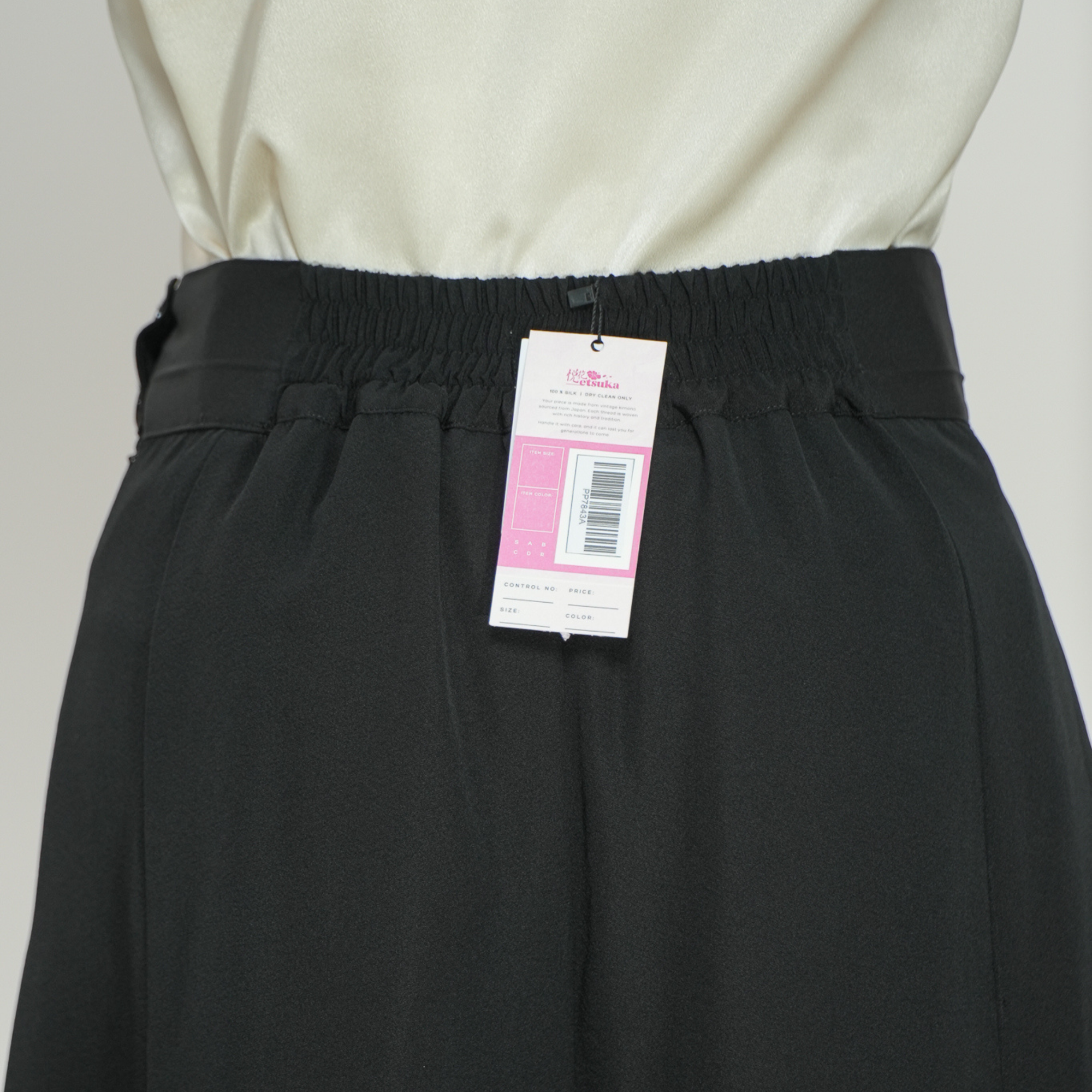 Premium On-hand: Black Palazzo Pants | 3XLB | PP7843A - with gold elements!