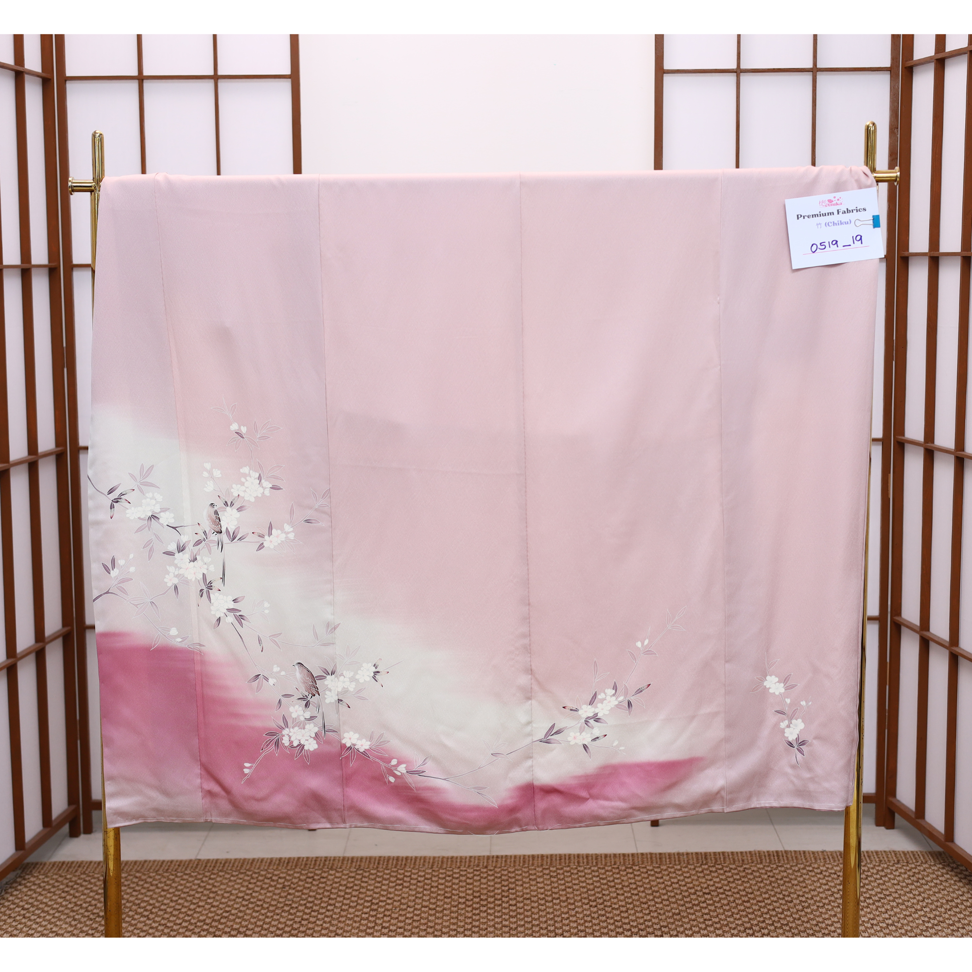 Chiku Fabric: 0519_19 | Blush Mist