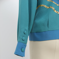 Load image into Gallery viewer, On-hand item: Zipped Up Jacket Green with flowers

