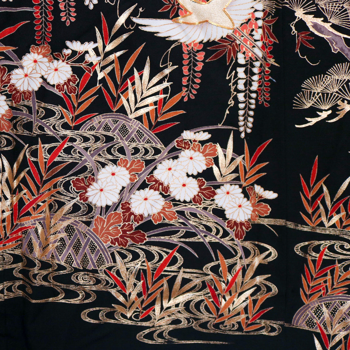 Summer Collection Fabric: July31-03 | Cranes and forest