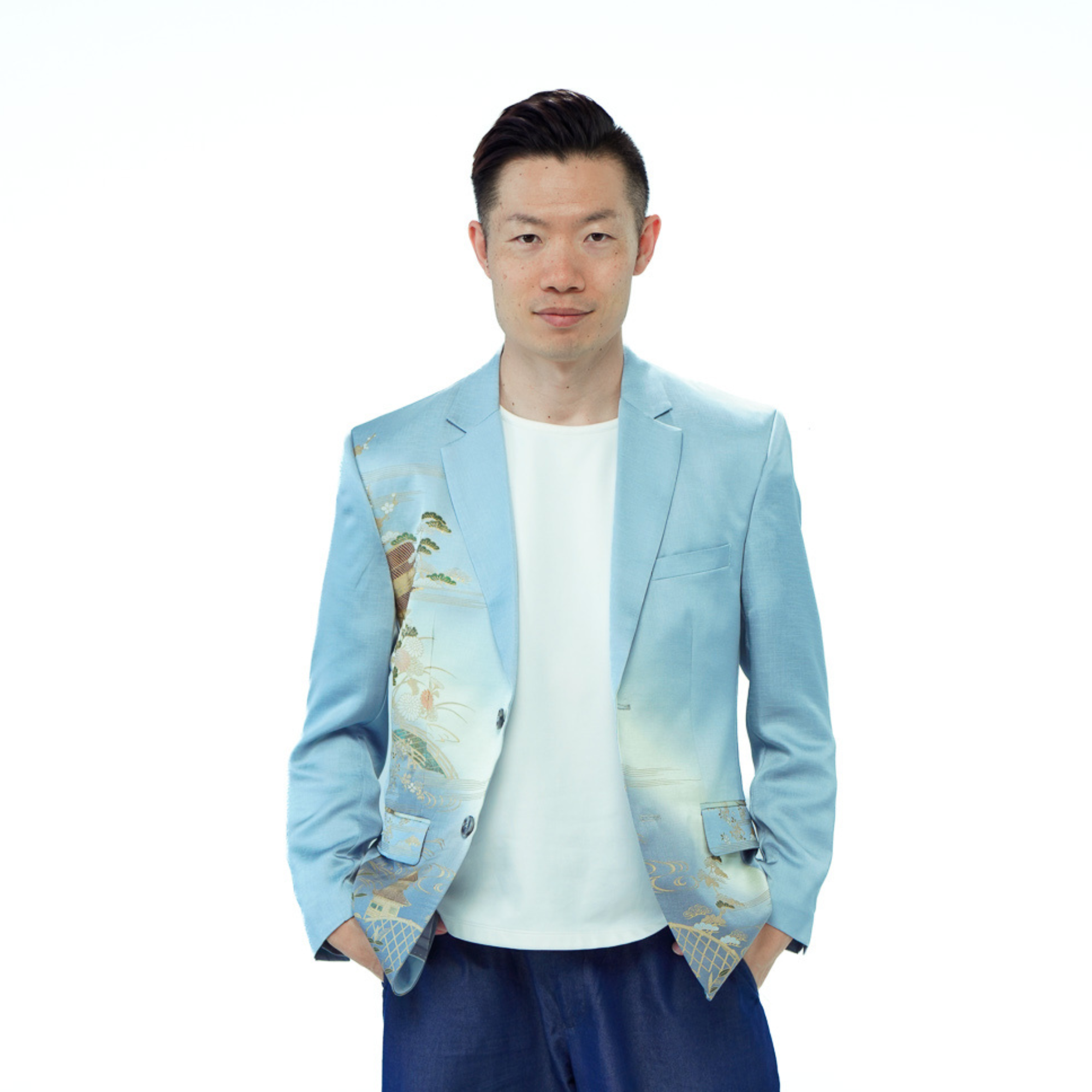 On-hand: Light Blue Men's suit | Large