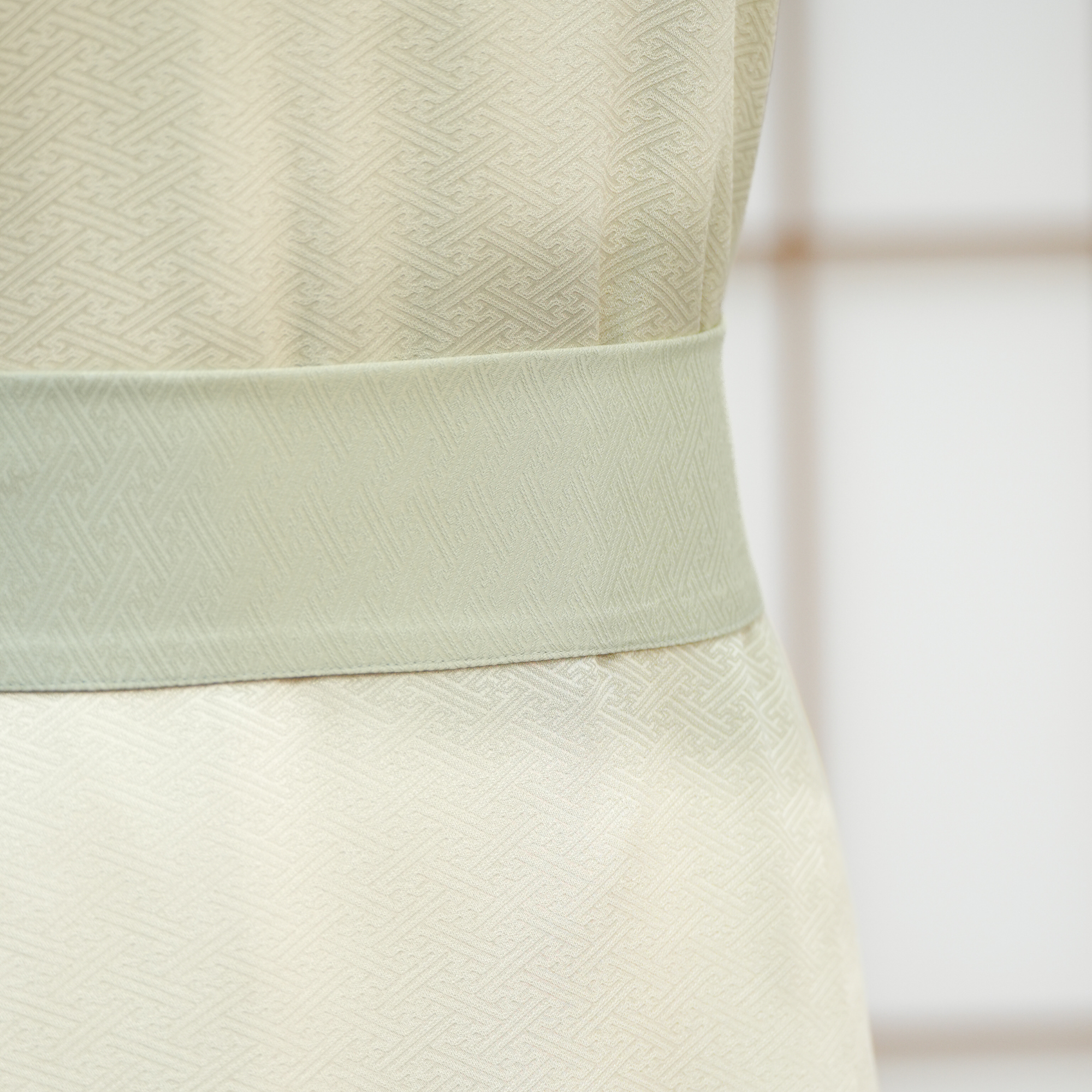 Premium On-hand: Pastel Green Halter Dress  | XLA | HD6650 (shiboriiiii)
