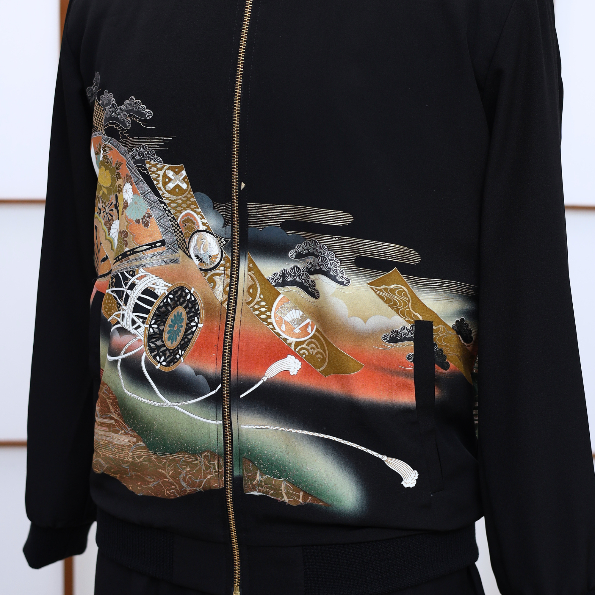 Premium On-hand: Black Men's Bomber Jacket | L | BJ7688