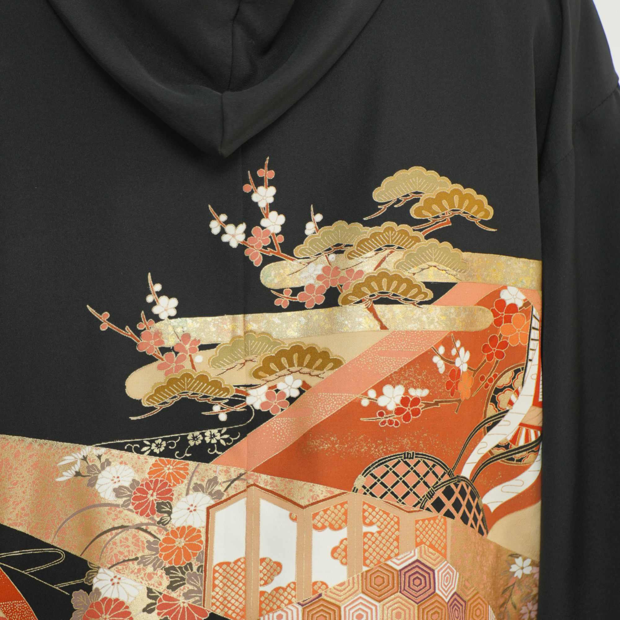 Premium On-hand: Black Hoodie With Zipper | HWZ7616Y