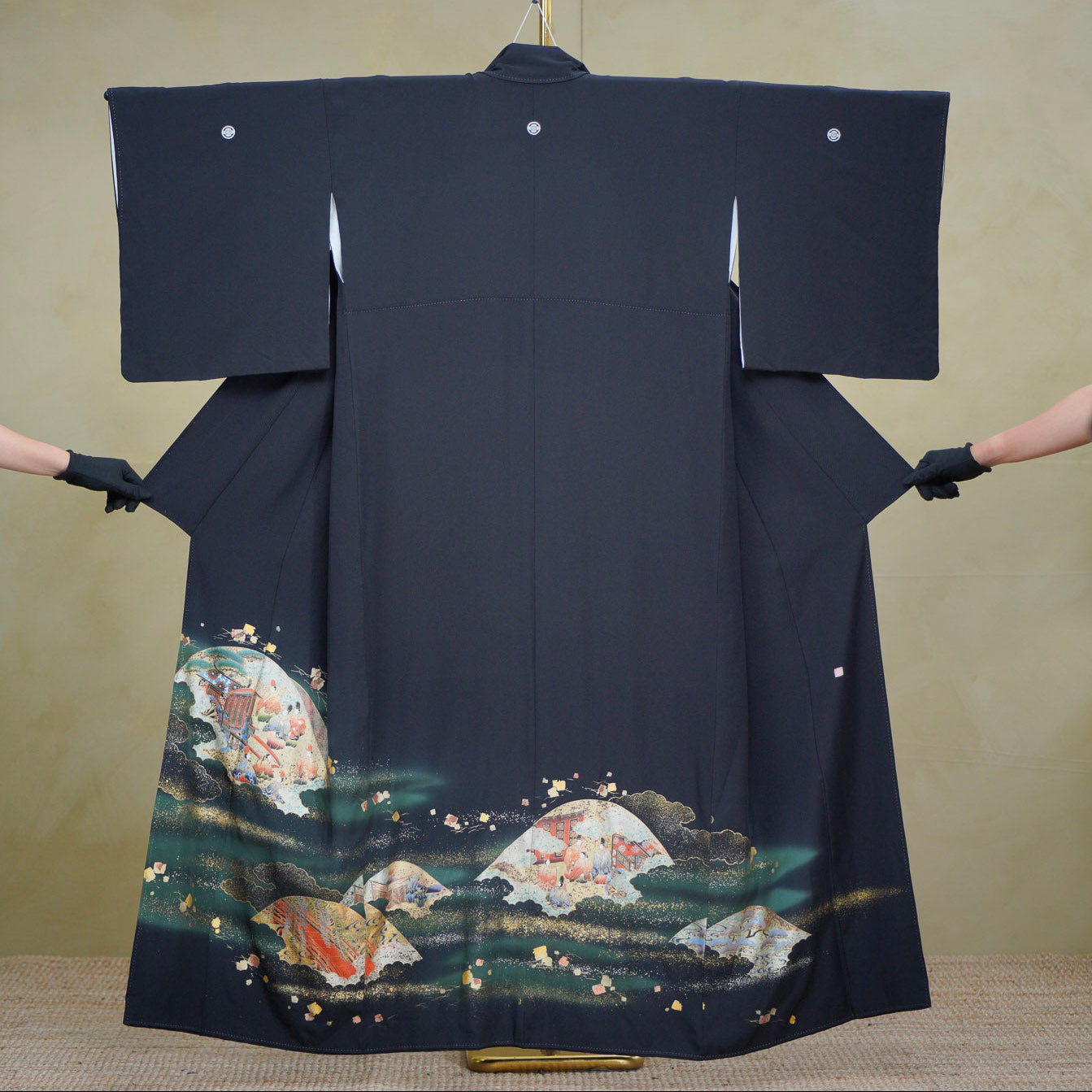 Premium Chiku Fabric: 0801_02 | Moonlit Procession