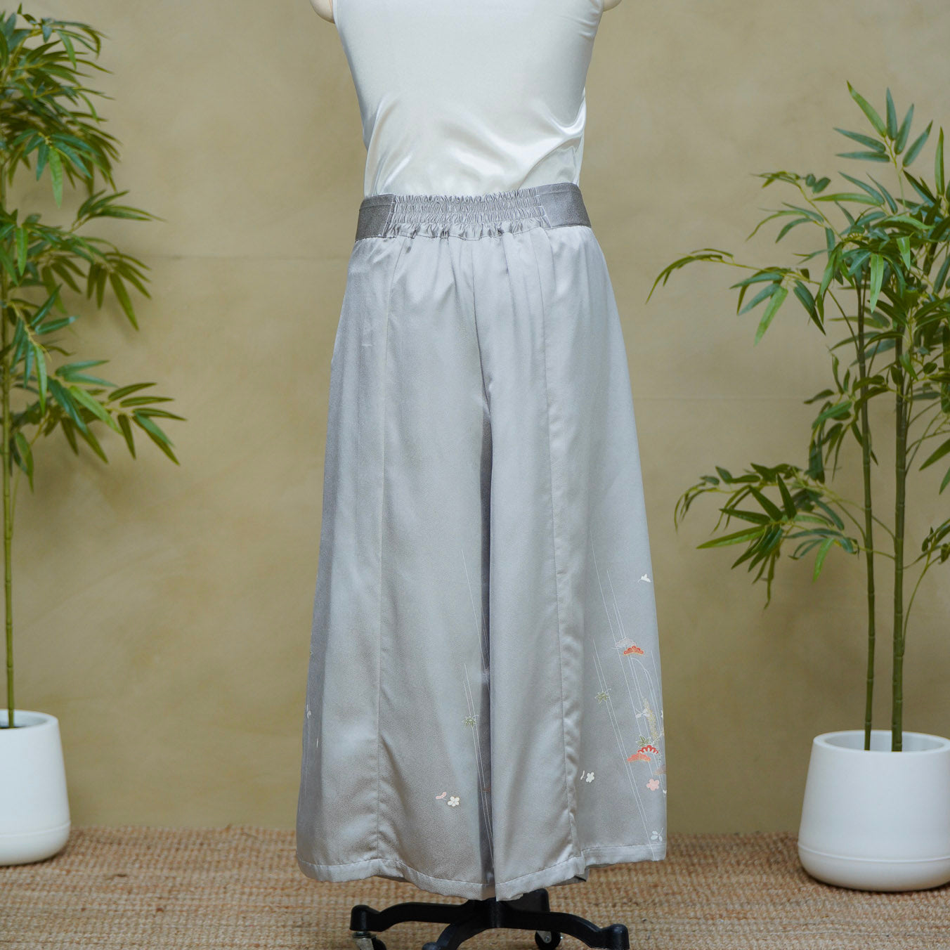 On-hand: Colored Palazzo Pants Gray | PP7236A 4XLB GRAY
