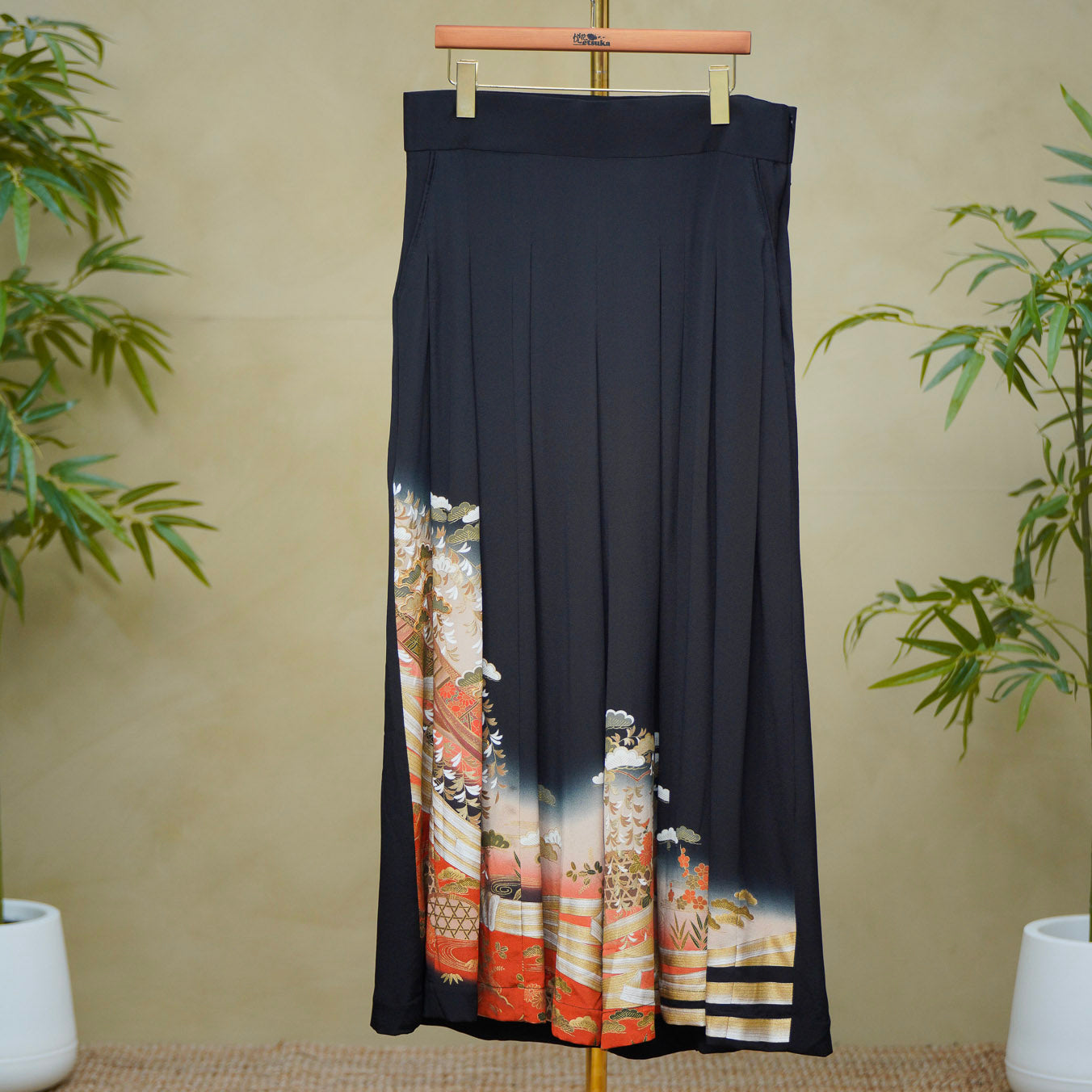 On-hand: Black Hakama Pants | HKP8148A | XLA