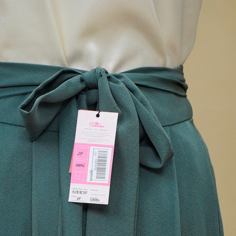 Premium On-hand: Green Hanbok Skirt | HS8187M | 2P
