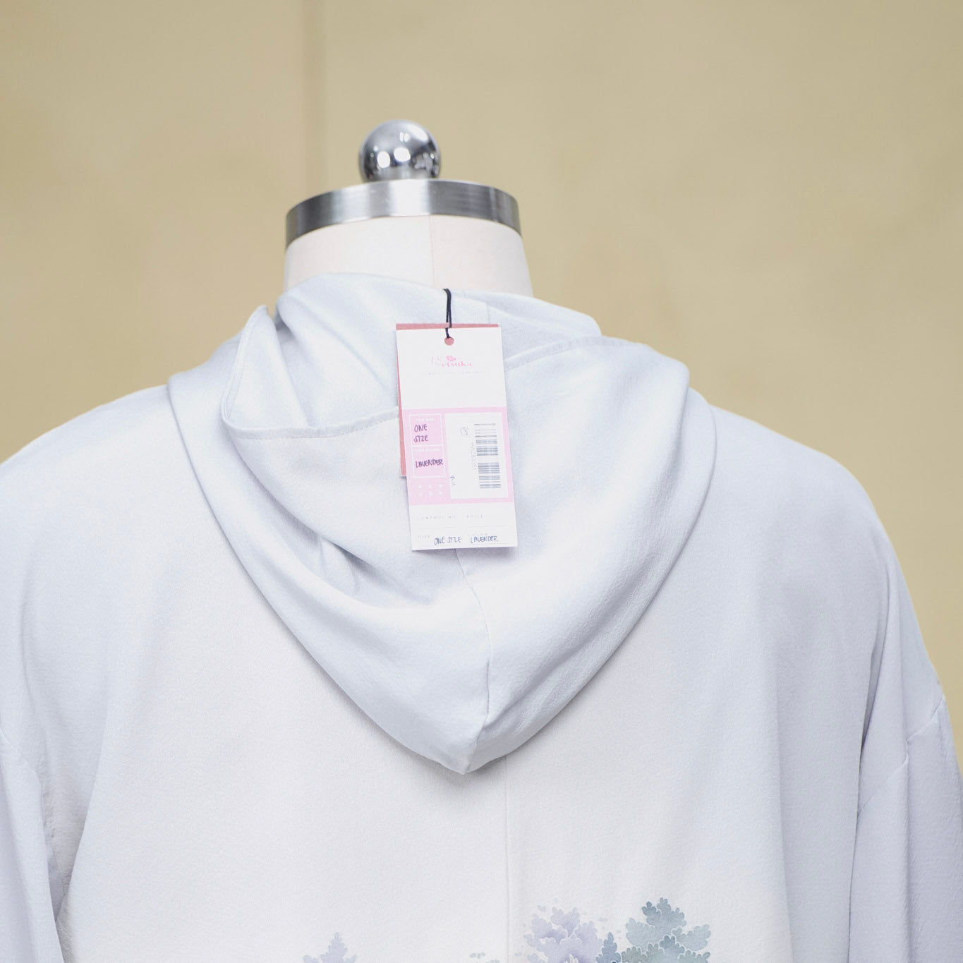Premium On-hand: Lavender Hoodie With Zipper | HWZ8335Y (SO M)