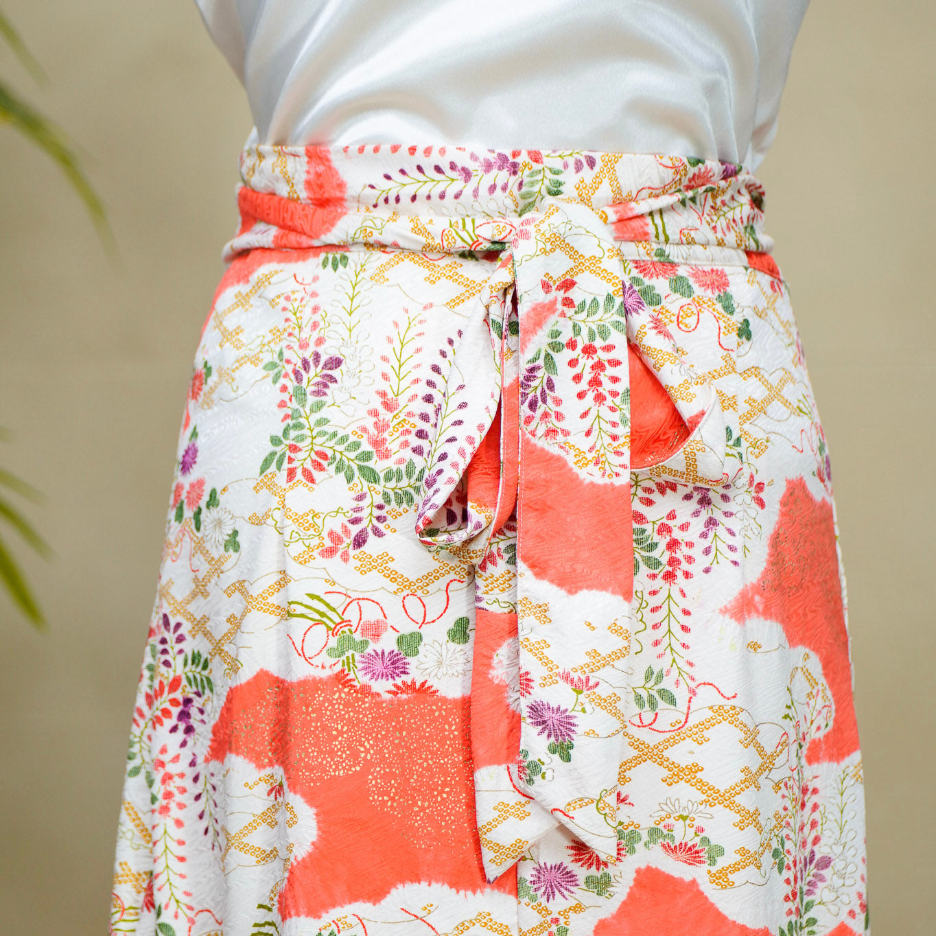 Premium On-hand: Cream Wrap Skirt | 2T | WS8154M
