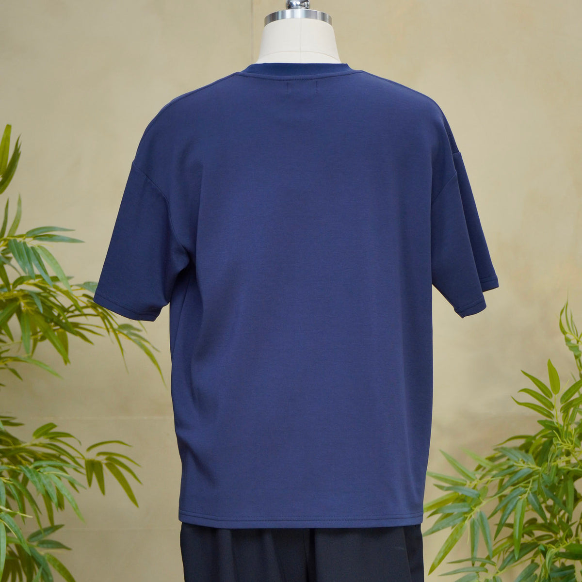 Premium On-hand: Blue Men’s Patchwork shirt | XL | PTS7423A -SMK