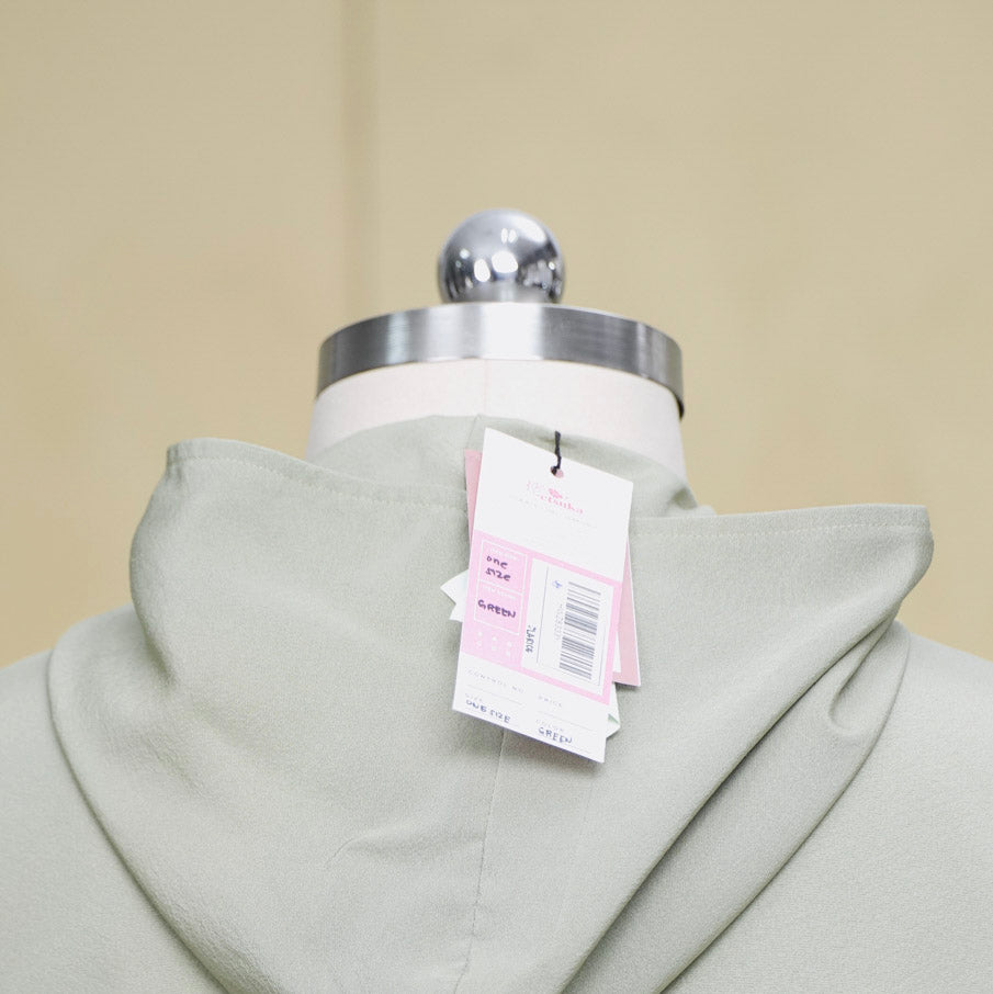 Premium On-hand: Green Hoodie With Zipper | HWZ8333Y