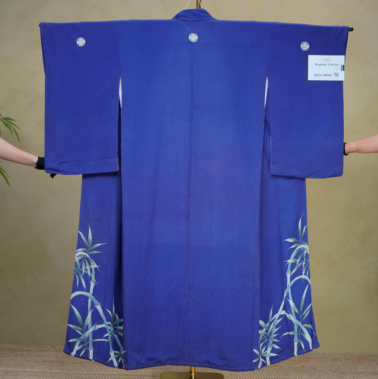 Welcome Fabric: 0820_46 | Indigo Reed