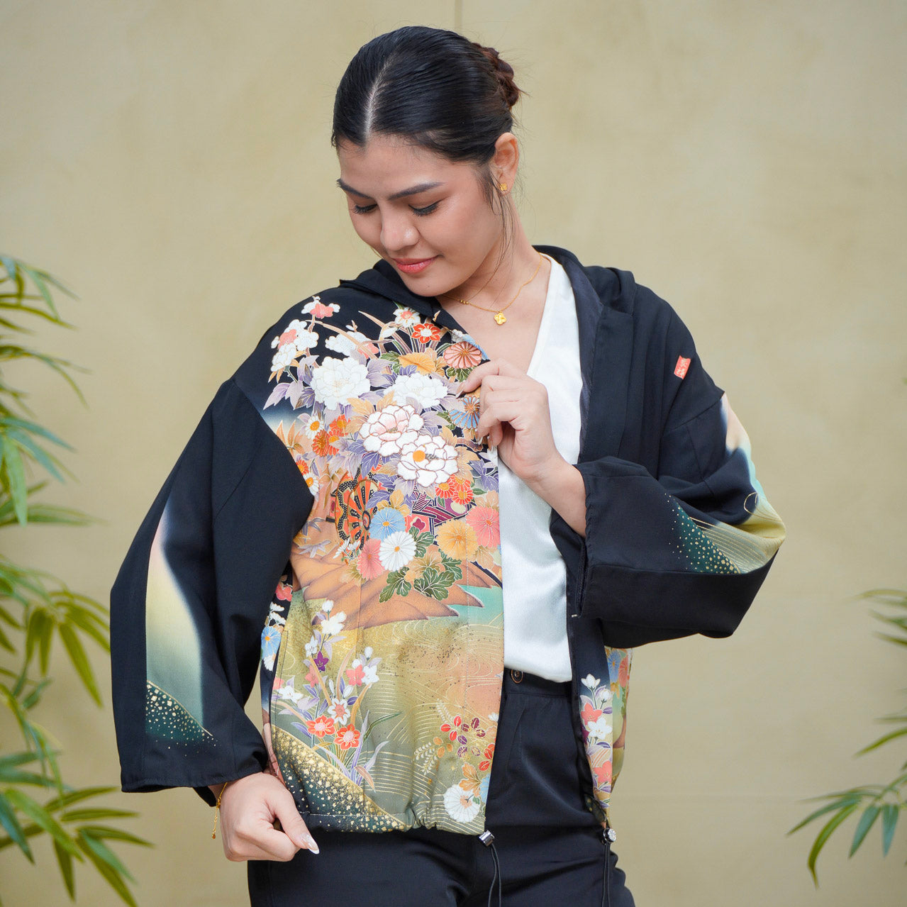 Premium On-hand item: Black Kodomo Hoodie | HK8286Y | Small