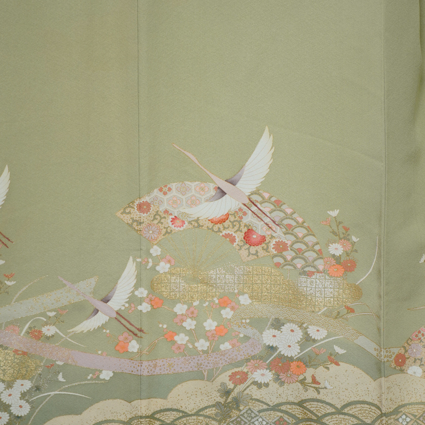 Chiku Fabric: 0630_24 | Earthy Green