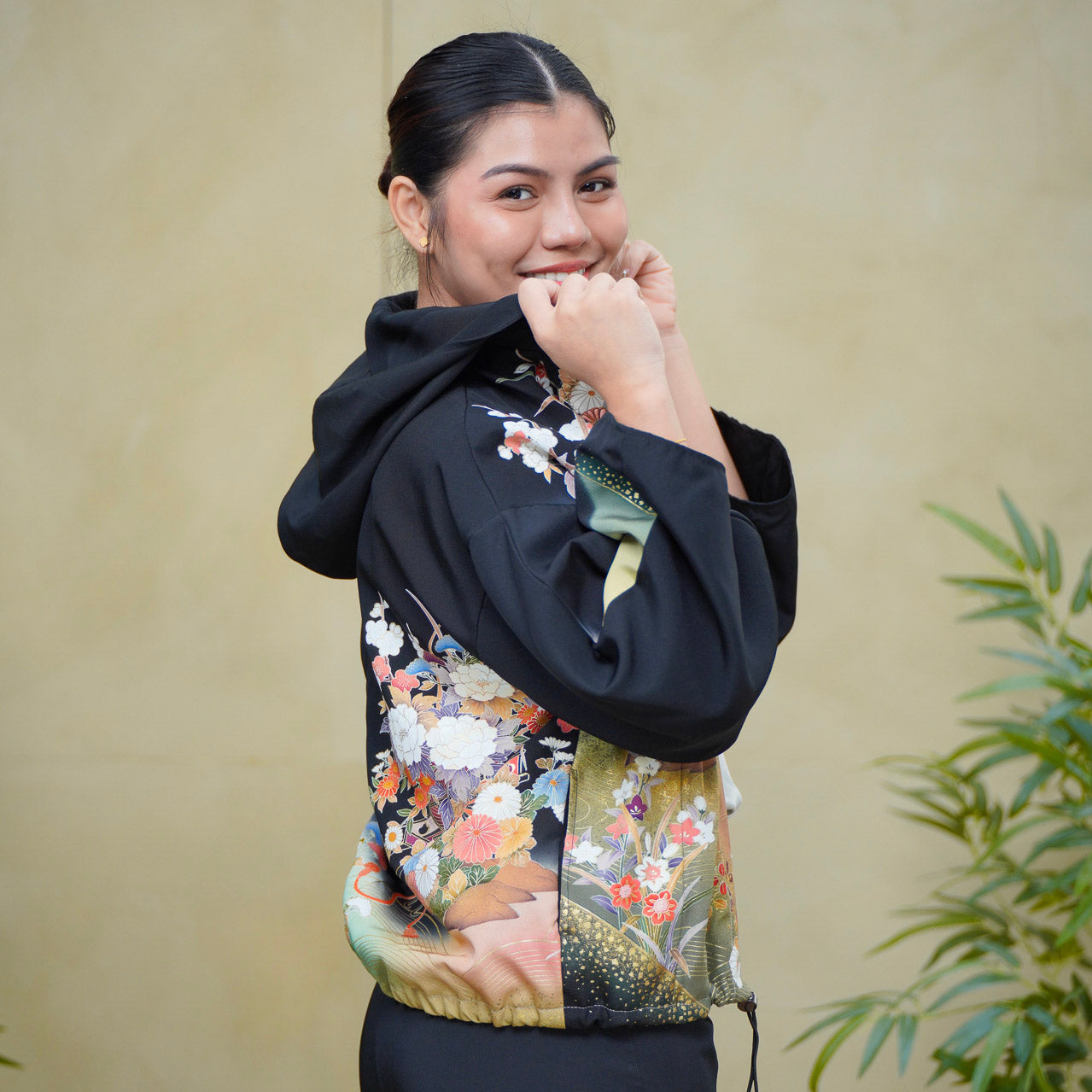 Premium On-hand item: Black Kodomo Hoodie | HK8286Y | Small