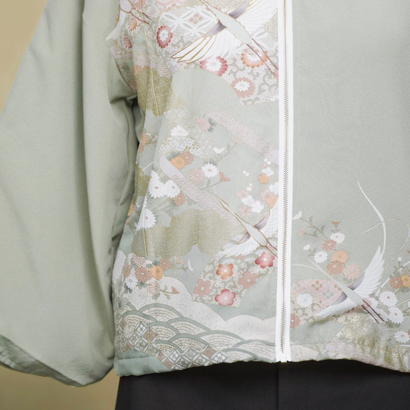 Premium On-hand: Green Hoodie With Zipper | HWZ8333Y