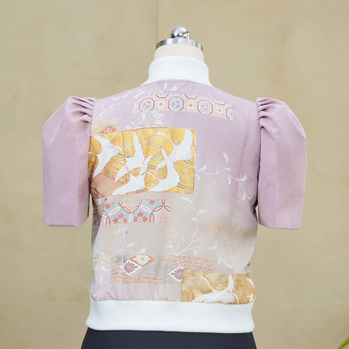 Premium On-hand: Filipiniana Bomber Jacket | Lavender | FBJ8605M | Medium