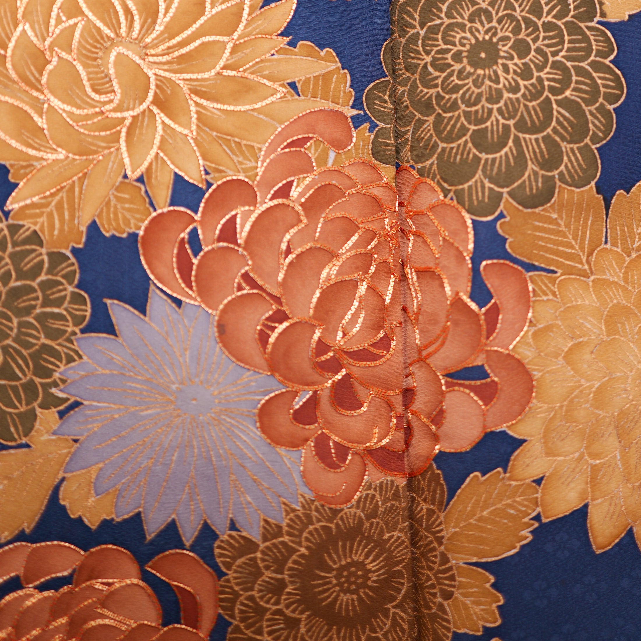 Summer Collection: July23-10 (Navy Blue and Golden Flowers!)