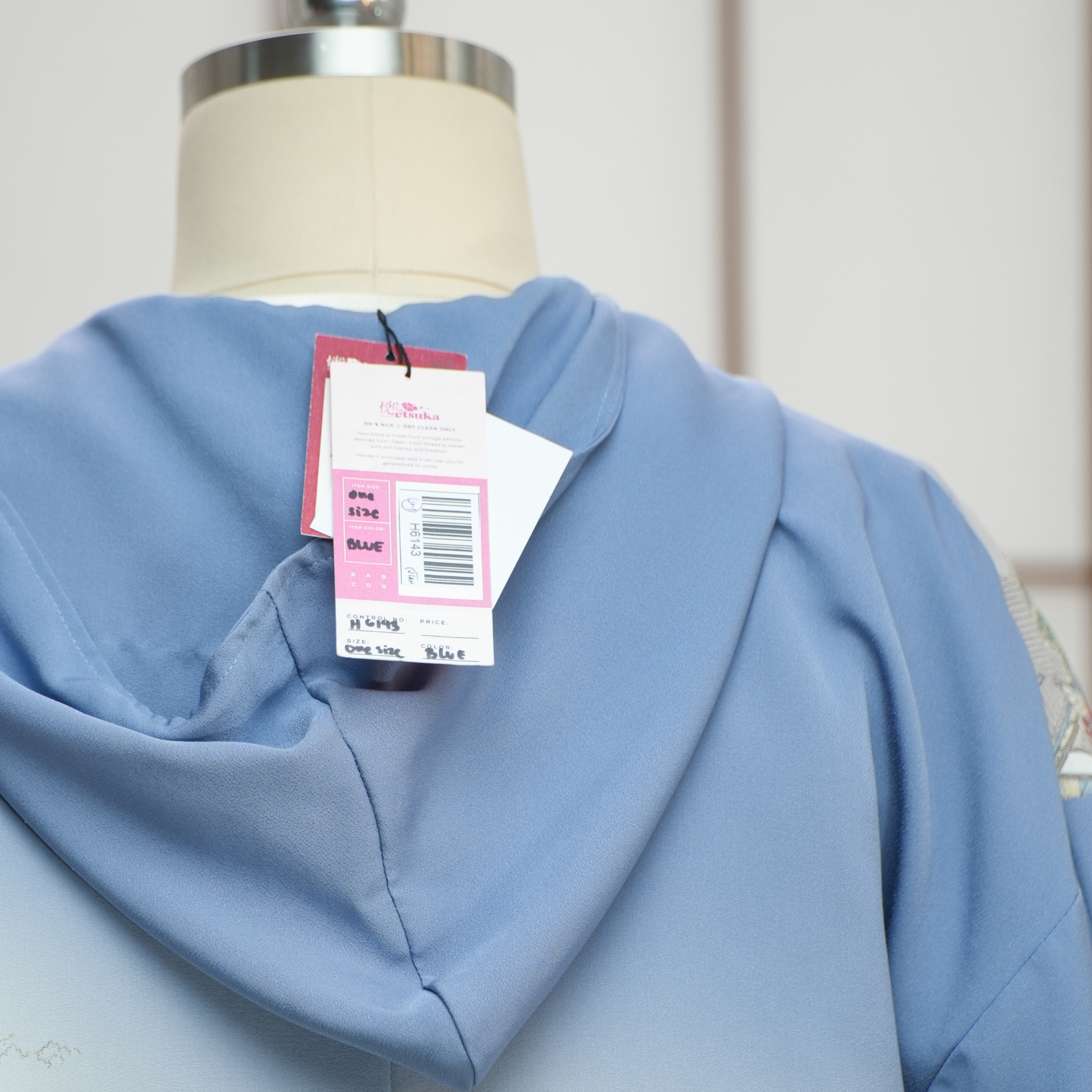 Premium On-hand: Blue Hoodie | H6143 (rare embroidery!)
