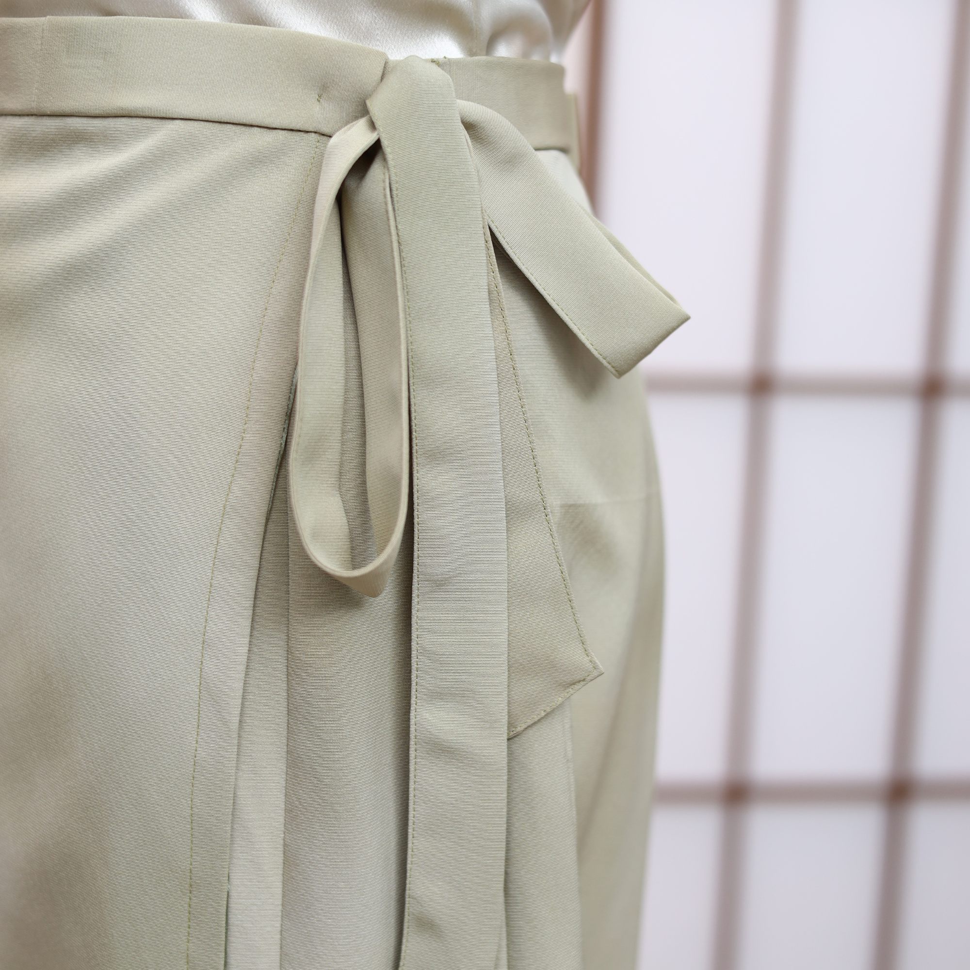 On-hand: Green Summer Wrap Skirt  | SWS7118Y | 2T
