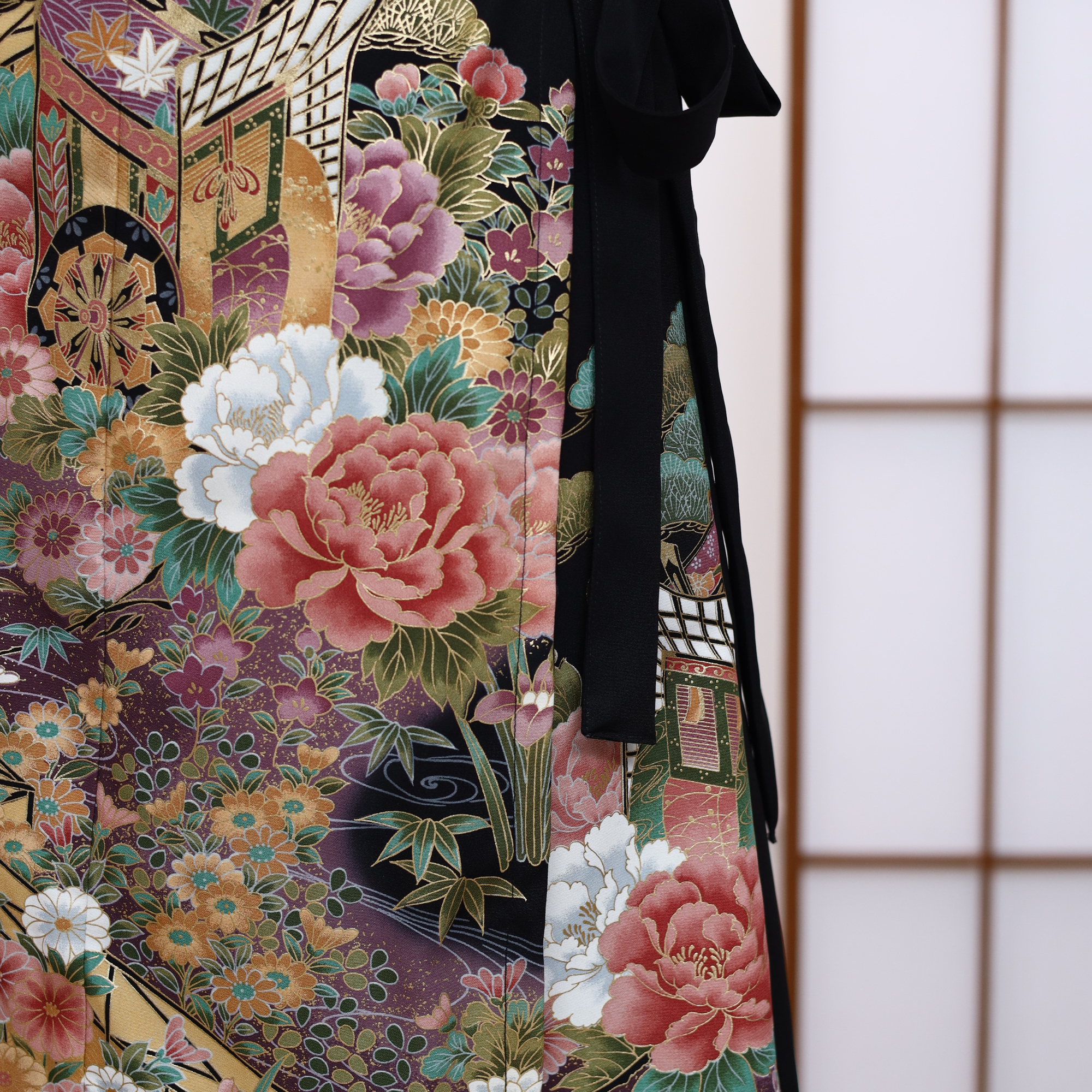 On-hand: Black Summer Wrap Skirt  | SWS7831 | 1T