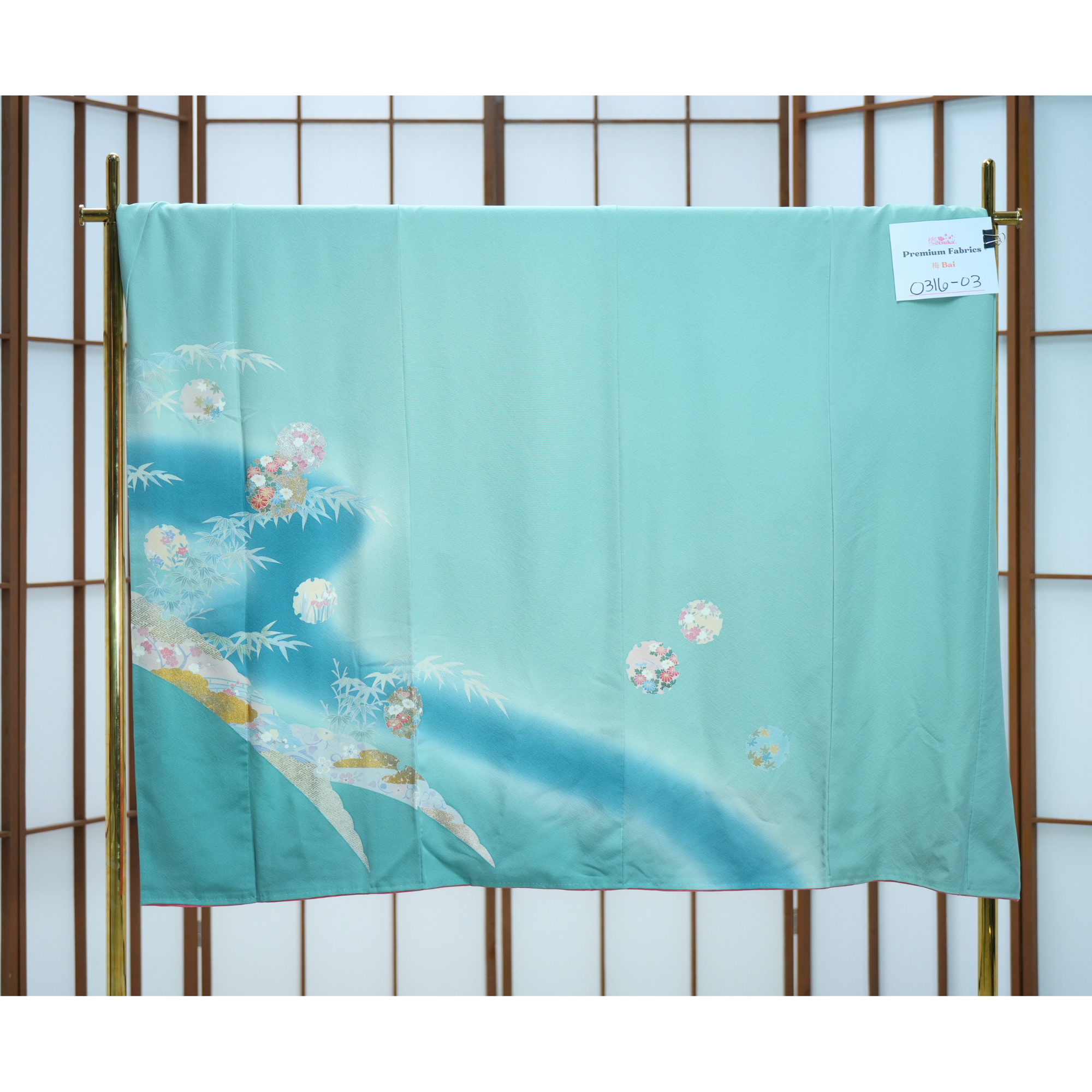 Bai Fabric: 0316-03 Vibrant Blue
