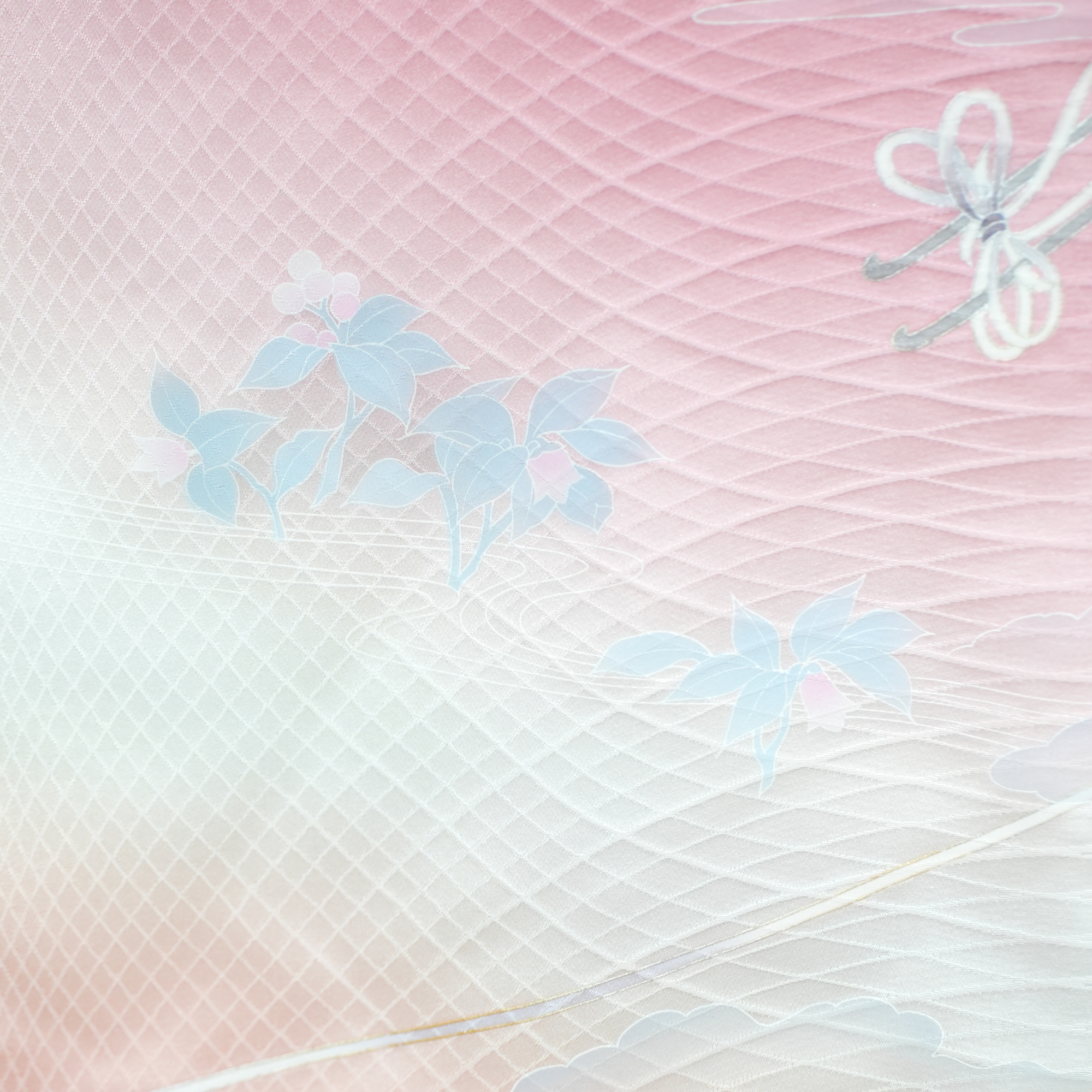 Chiku Fabric: 0313-9 Soft pink bloom