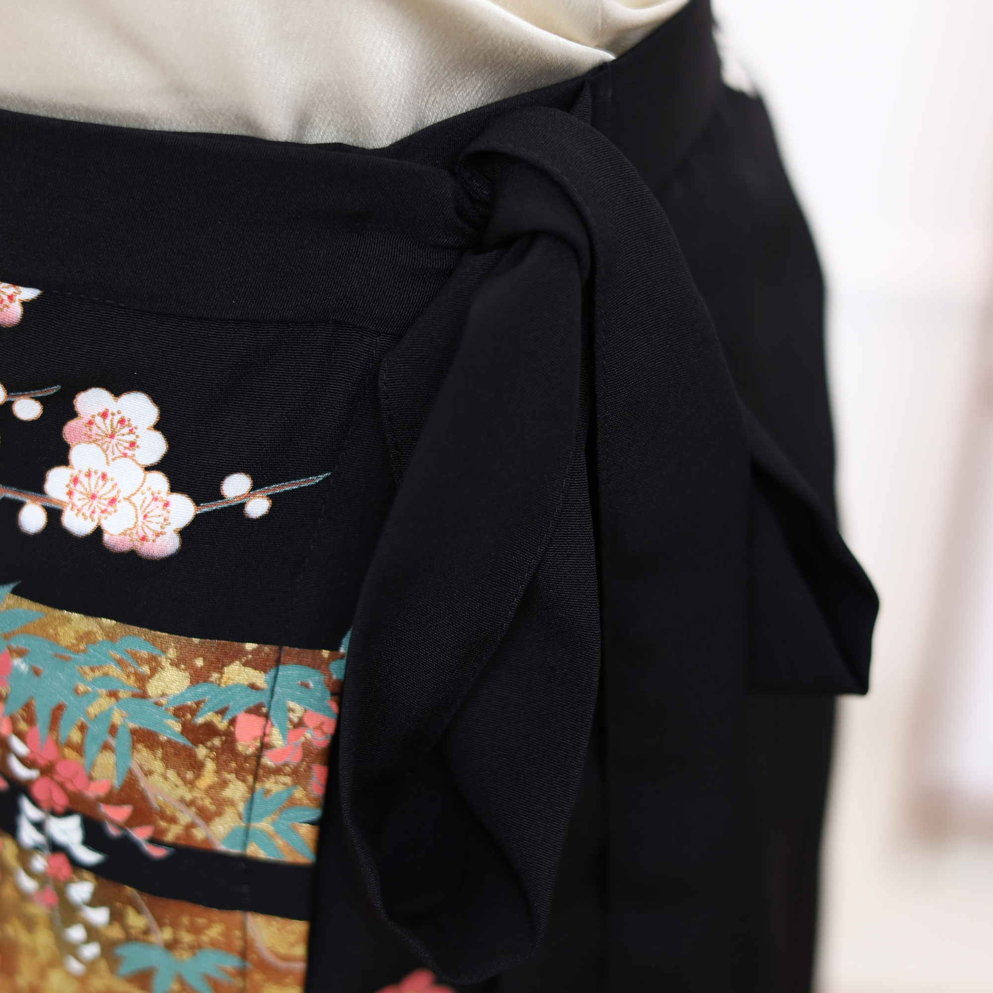 On-hand: Black Summer Wrap Skirt  | SWS7829 | 1T