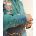 Load image into Gallery viewer, On-hand item: Zipped Up Jacket Green with flowers

