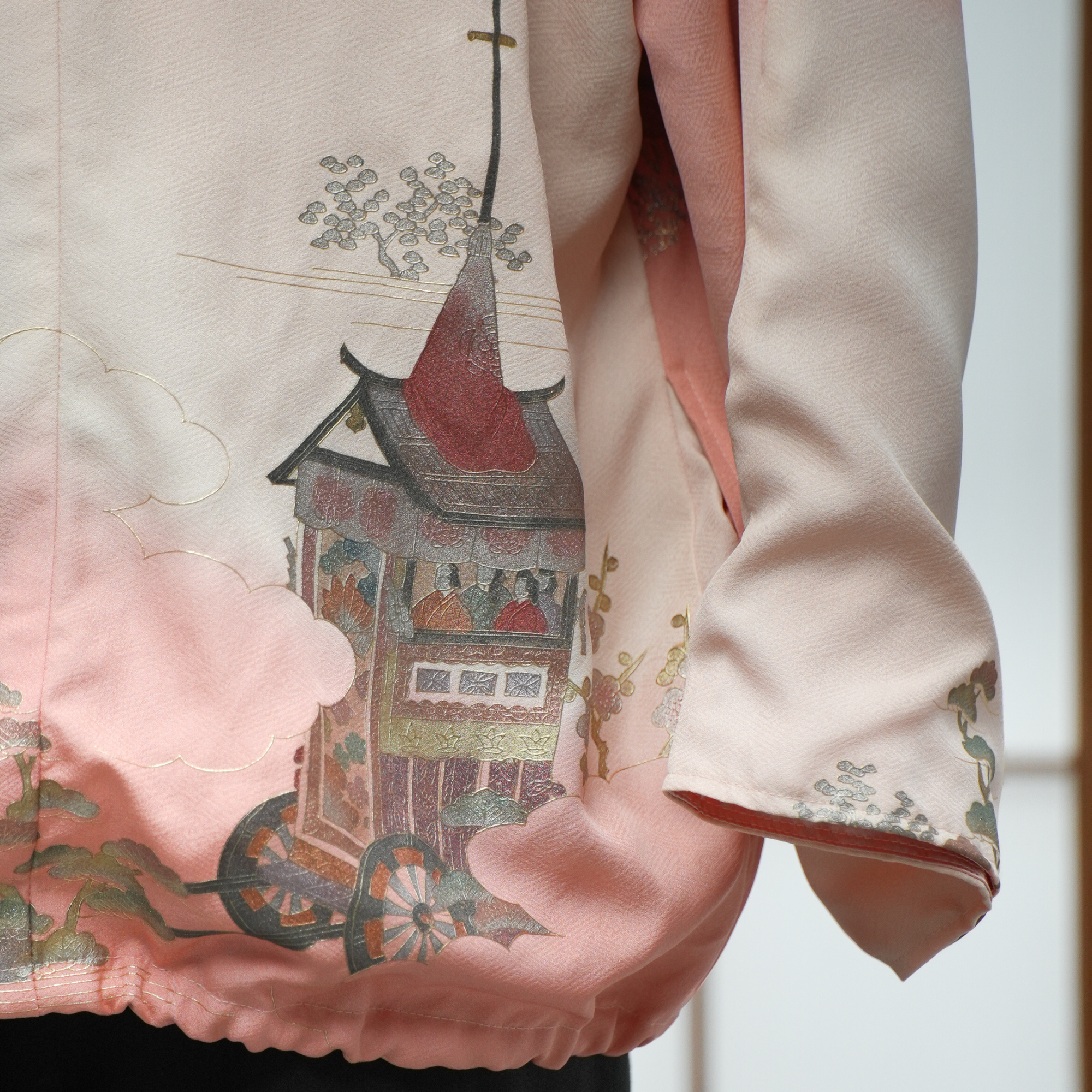 Premium On-hand: Pink embossed Hoodie | H6132