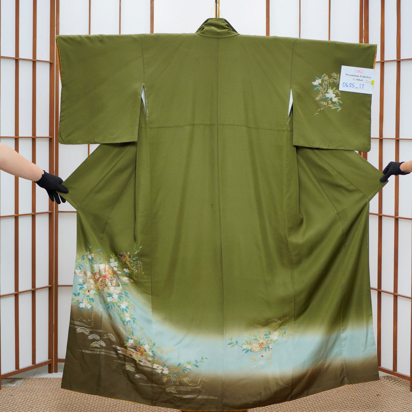 Premium Sho Fabric: 0625_17 | Aesthetic Jade
