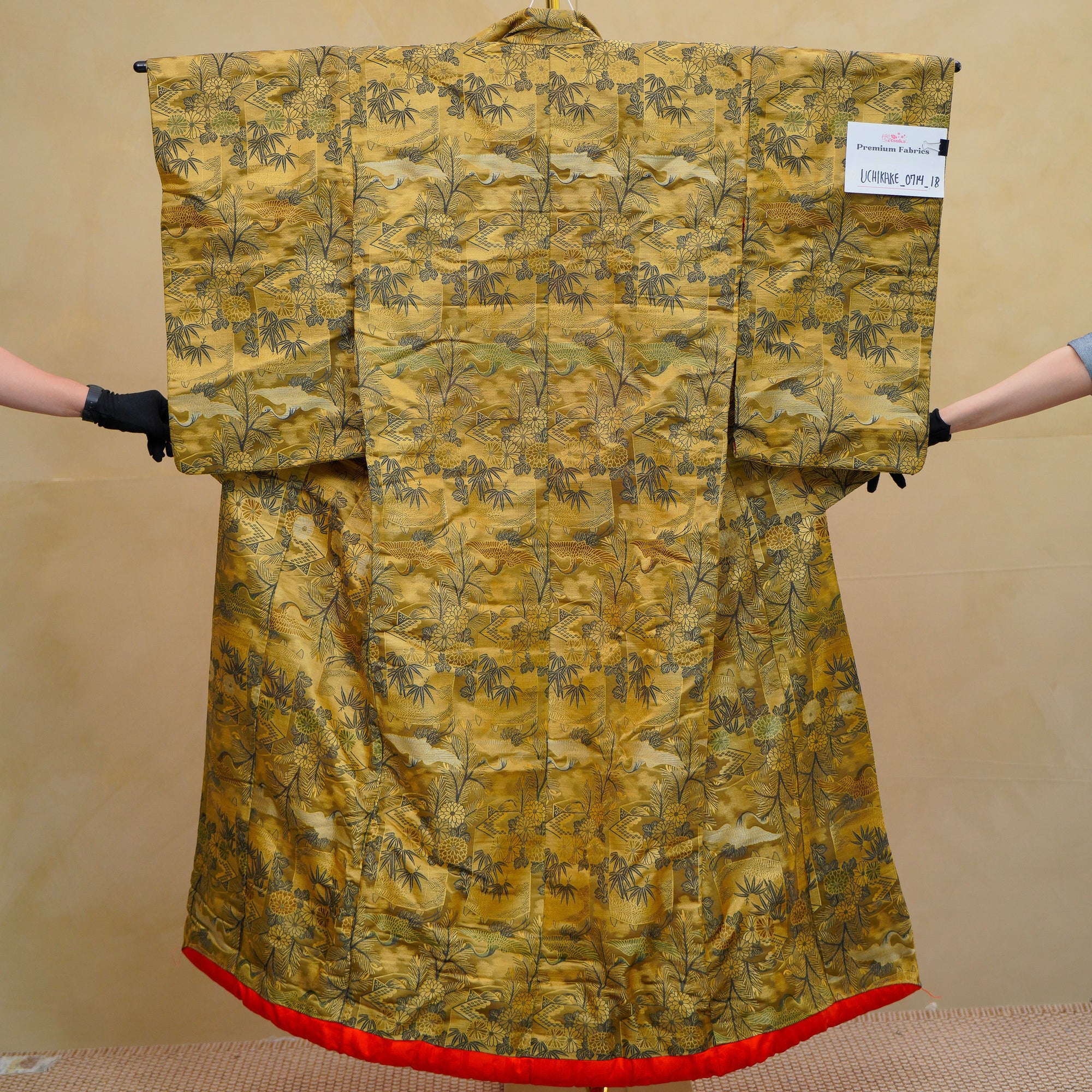 Coming Soon - Premium Uchikake Fabric: 0714_17 | Noble Gold