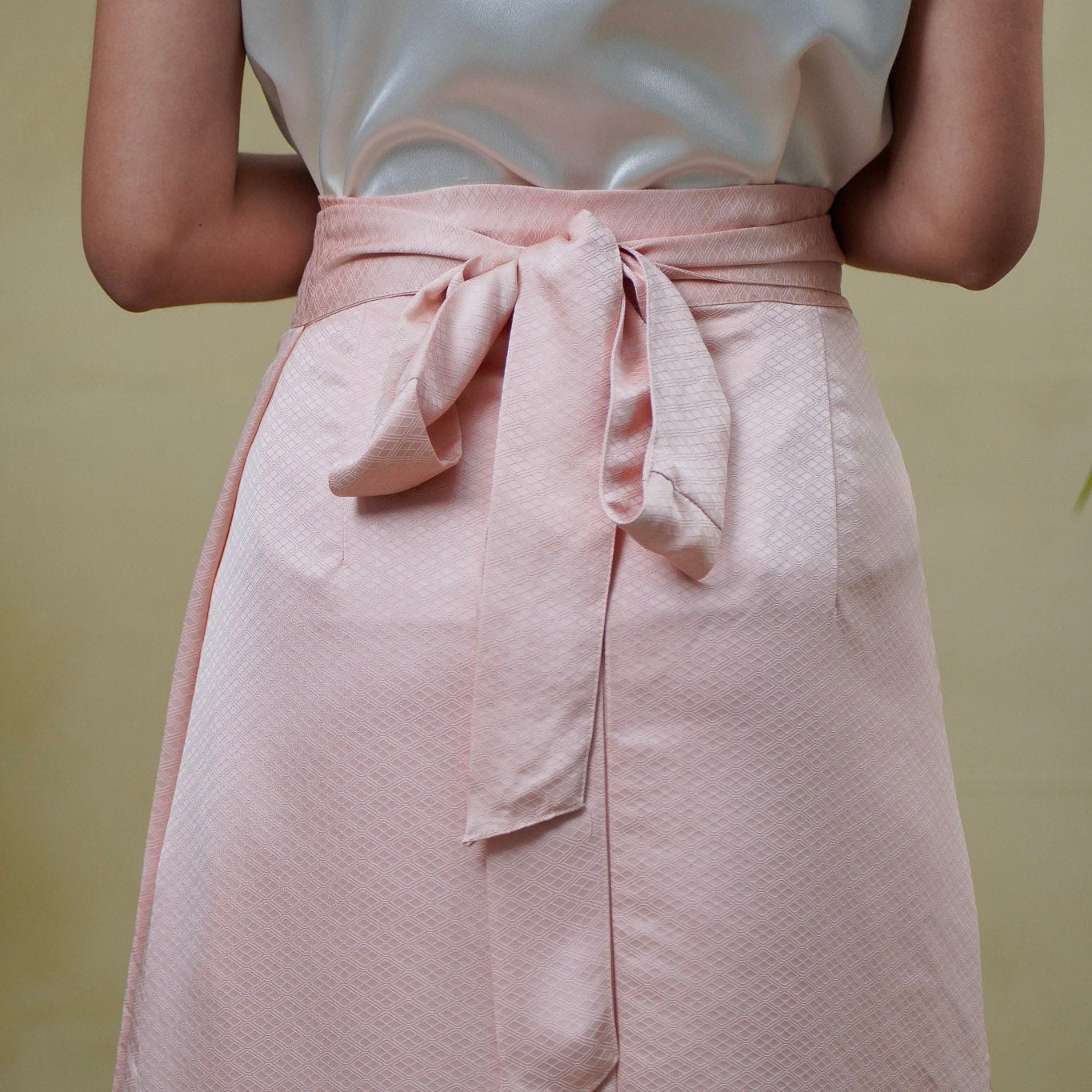 On-hand: Pink Wrap Skirt | WS7249Y | 2T