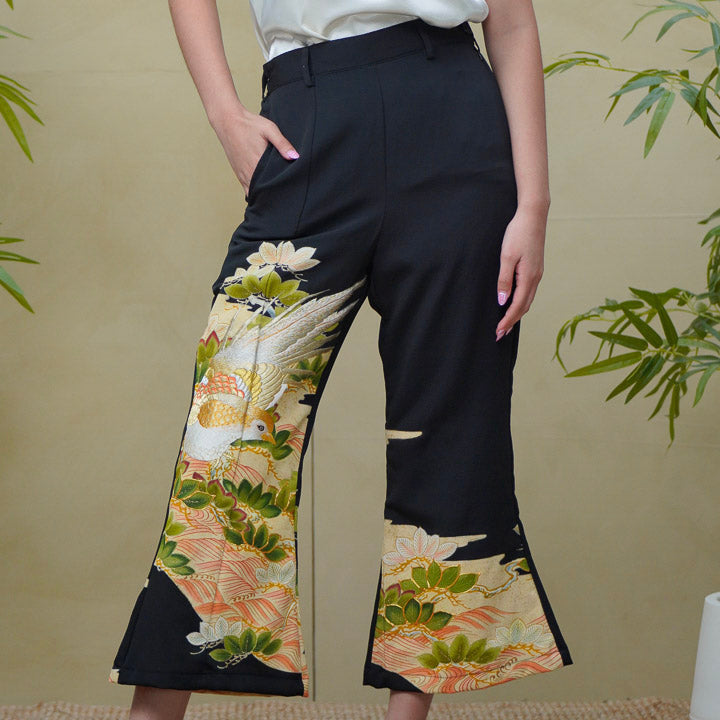 (RH) On-hand: Black Wide Leg Pants | WLP1914 | LB