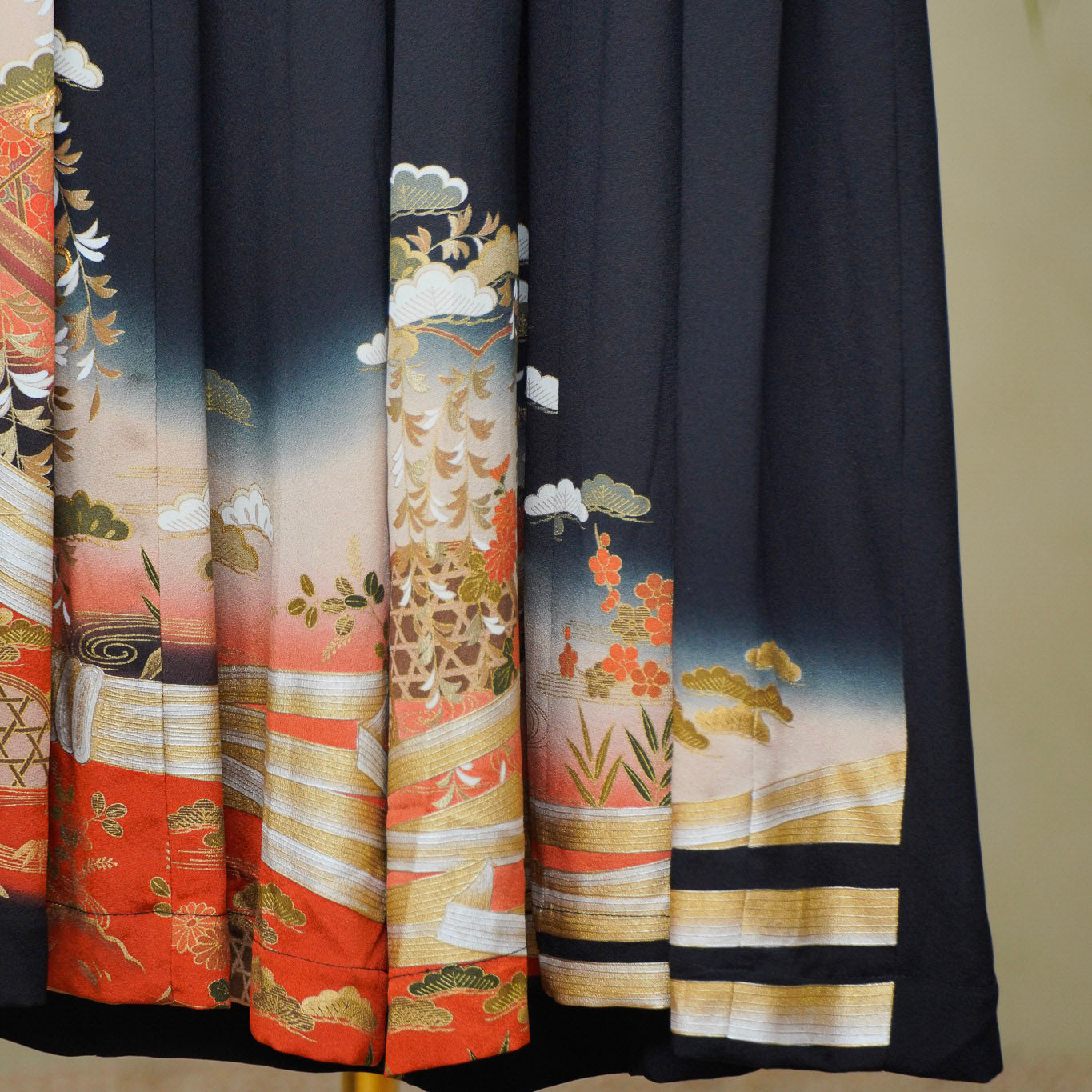 On-hand: Black Hakama Pants | HKP8148A | XLA