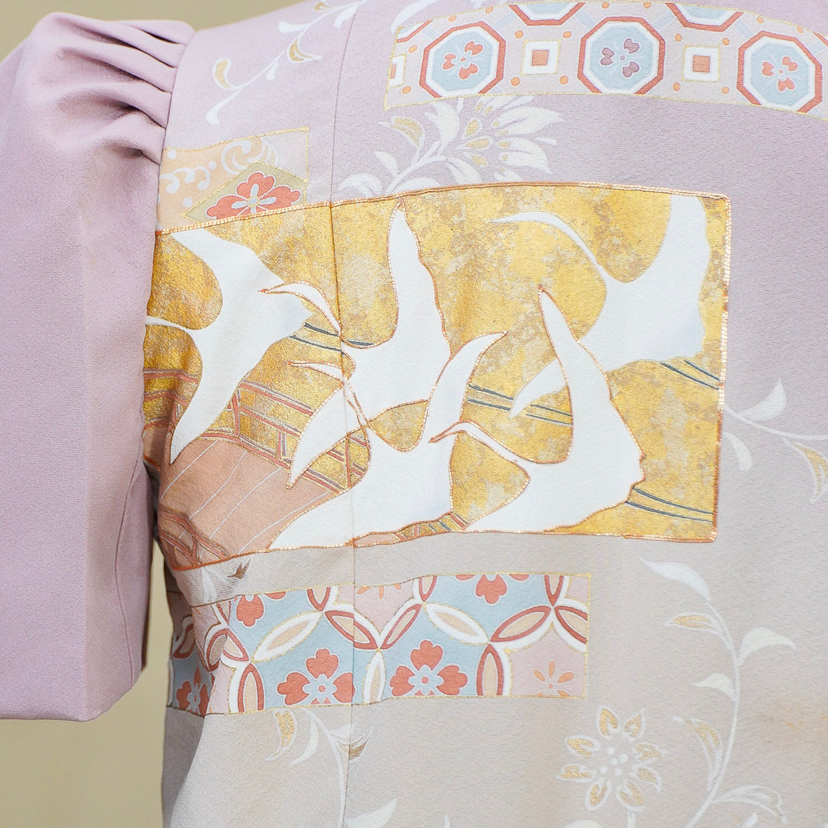 Premium On-hand: Filipiniana Bomber Jacket | Lavender | FBJ8605M | Medium