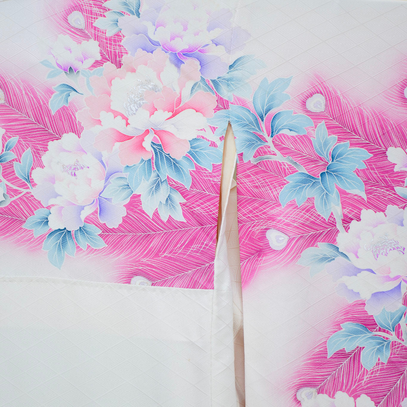 Pre-Birthday Fabric premium bonus!: REG0827-59 | Pink Peonies FURISODE!