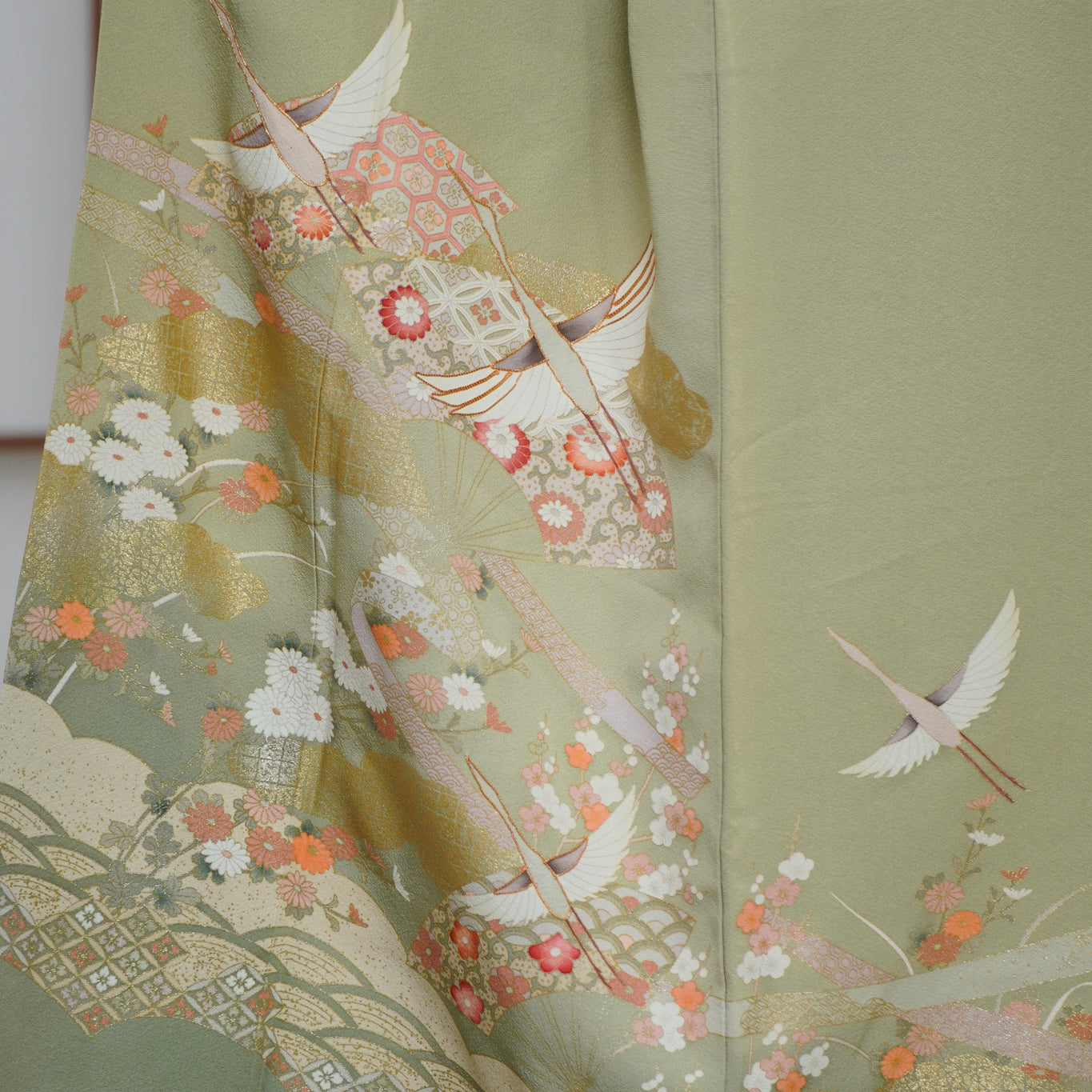 Chiku Fabric: 0630_24 | Earthy Green